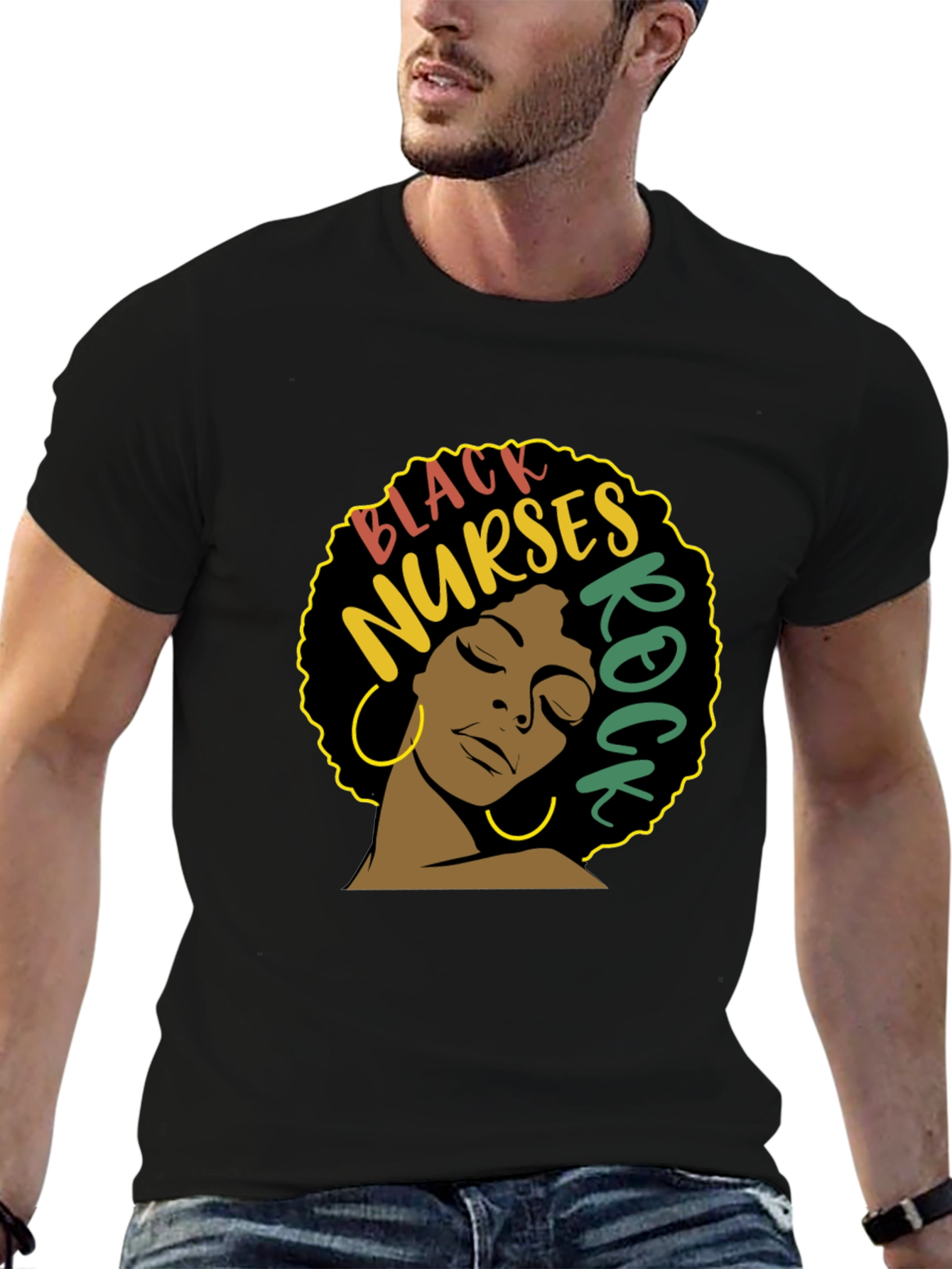 Black Nurses Rock T-Shirt - Nurse Appreciation