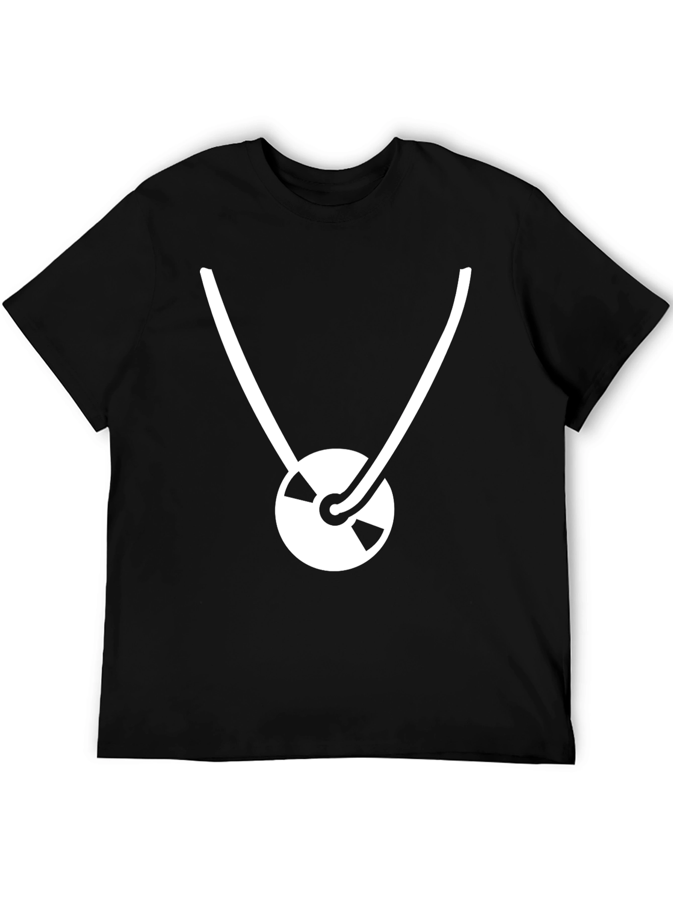 Cool DJ Turntable Graphic Tee - Black