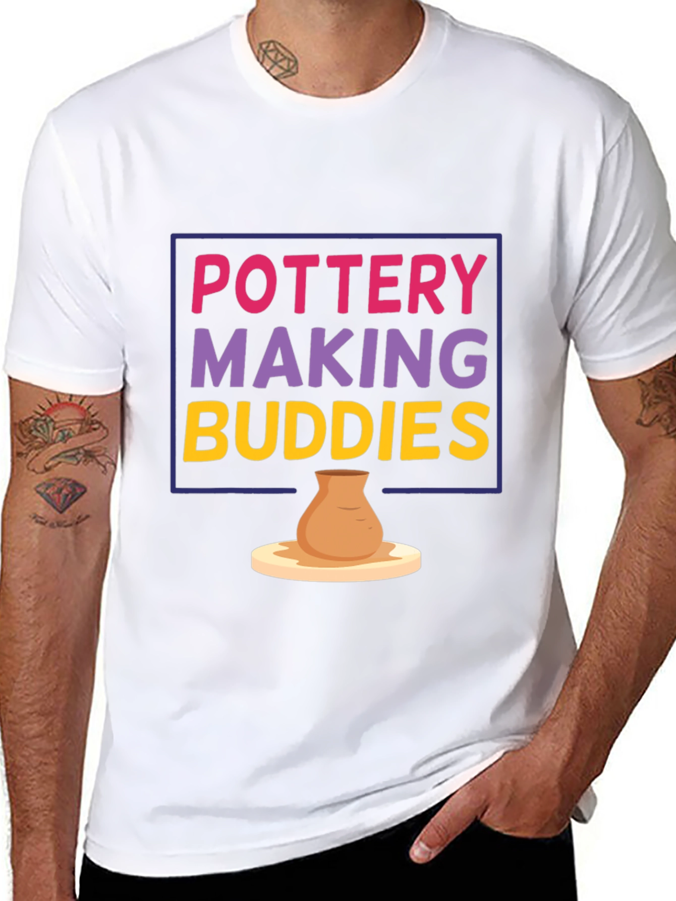 Pottery Making Buddies Graphic T-Shirt