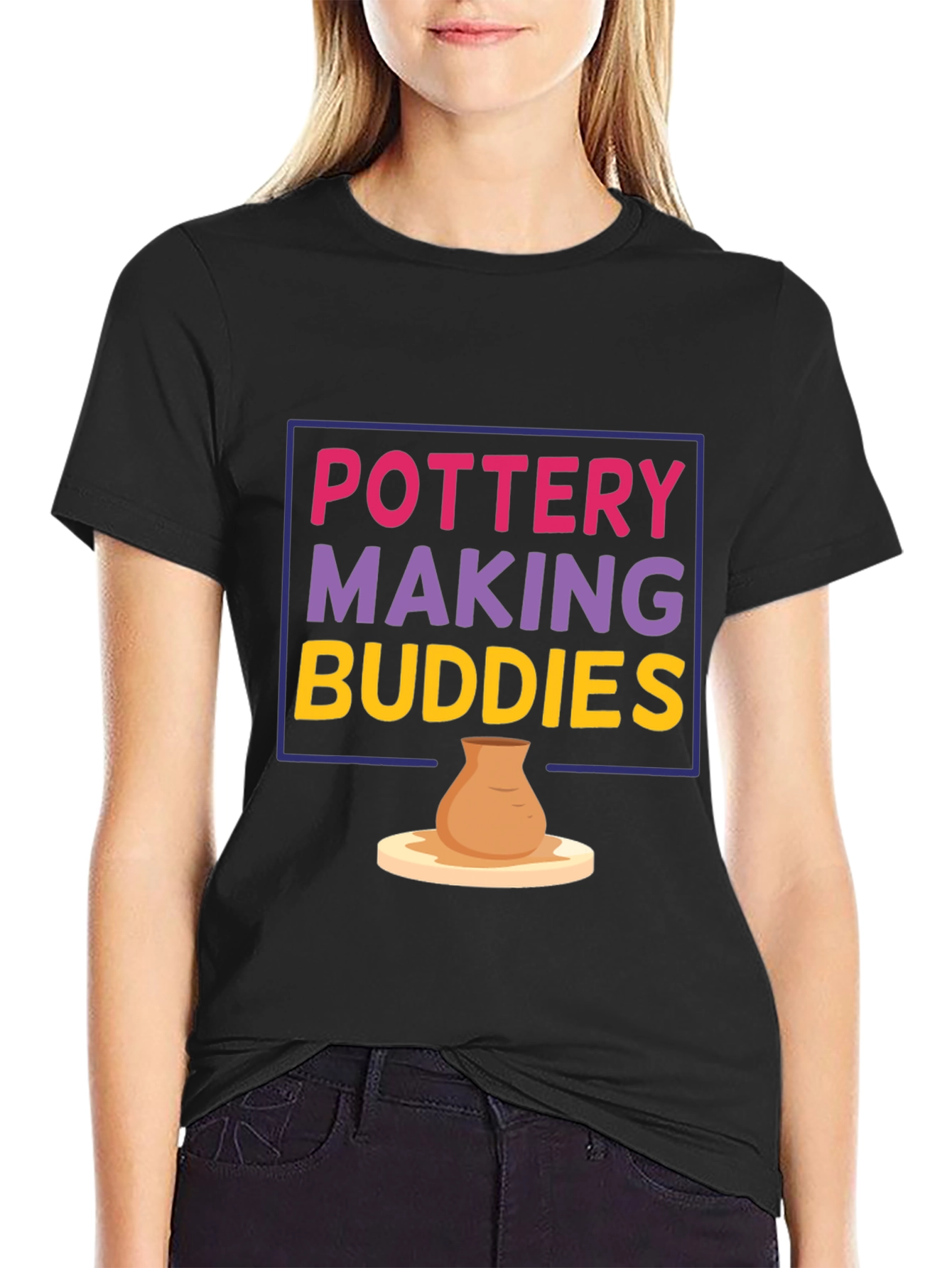 Pottery Making Buddies Graphic T-Shirt