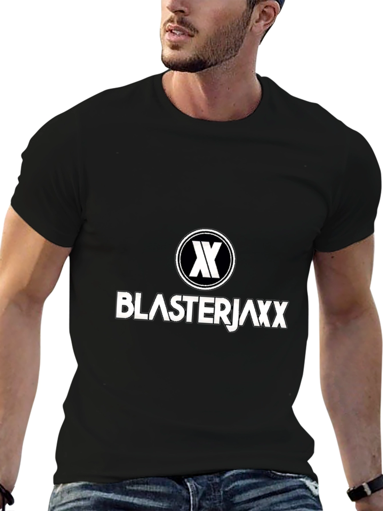 Blasterjaxx Graphic Print T-Shirt - Black