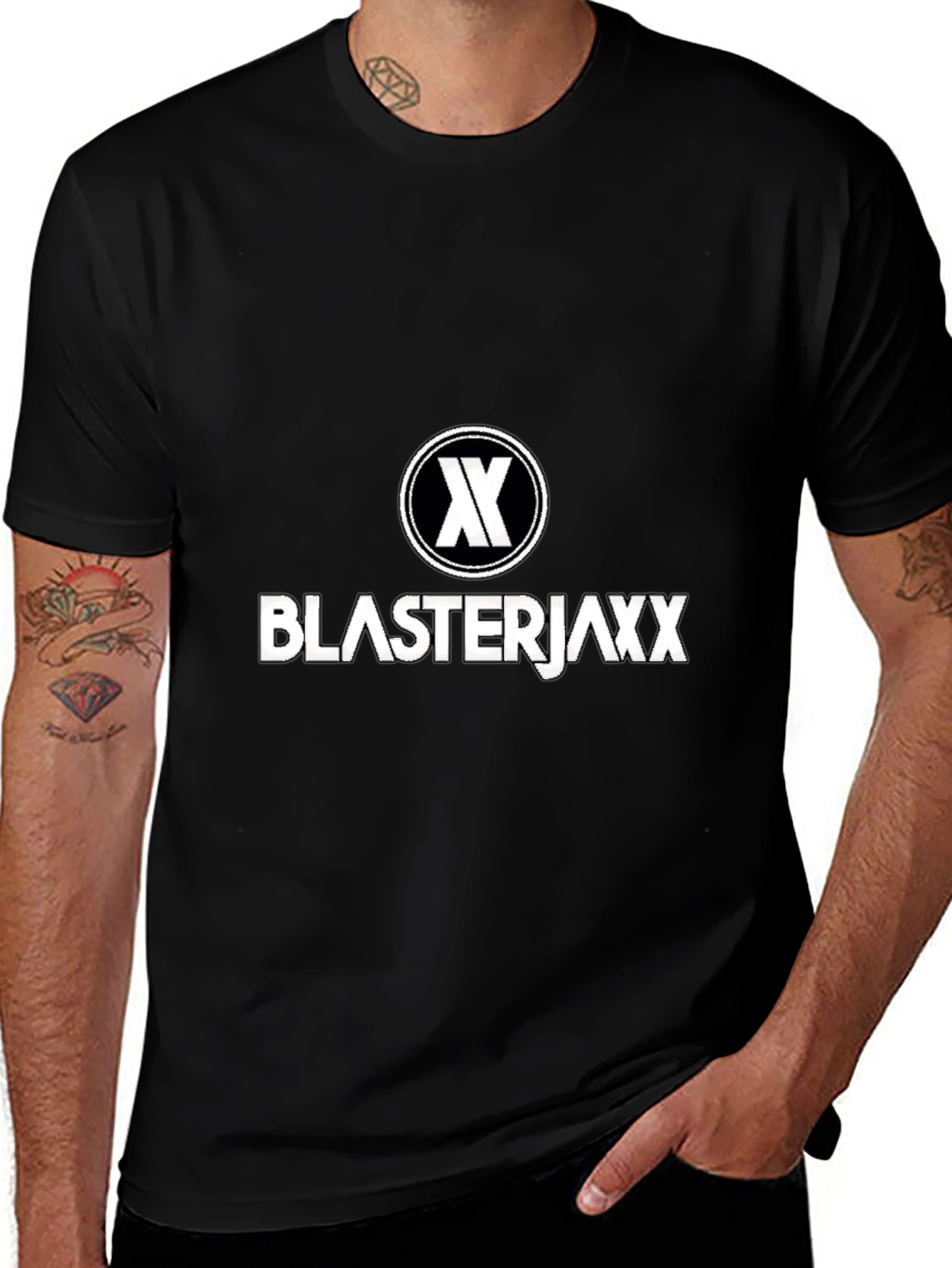 Blasterjaxx Graphic Print T-Shirt - Black