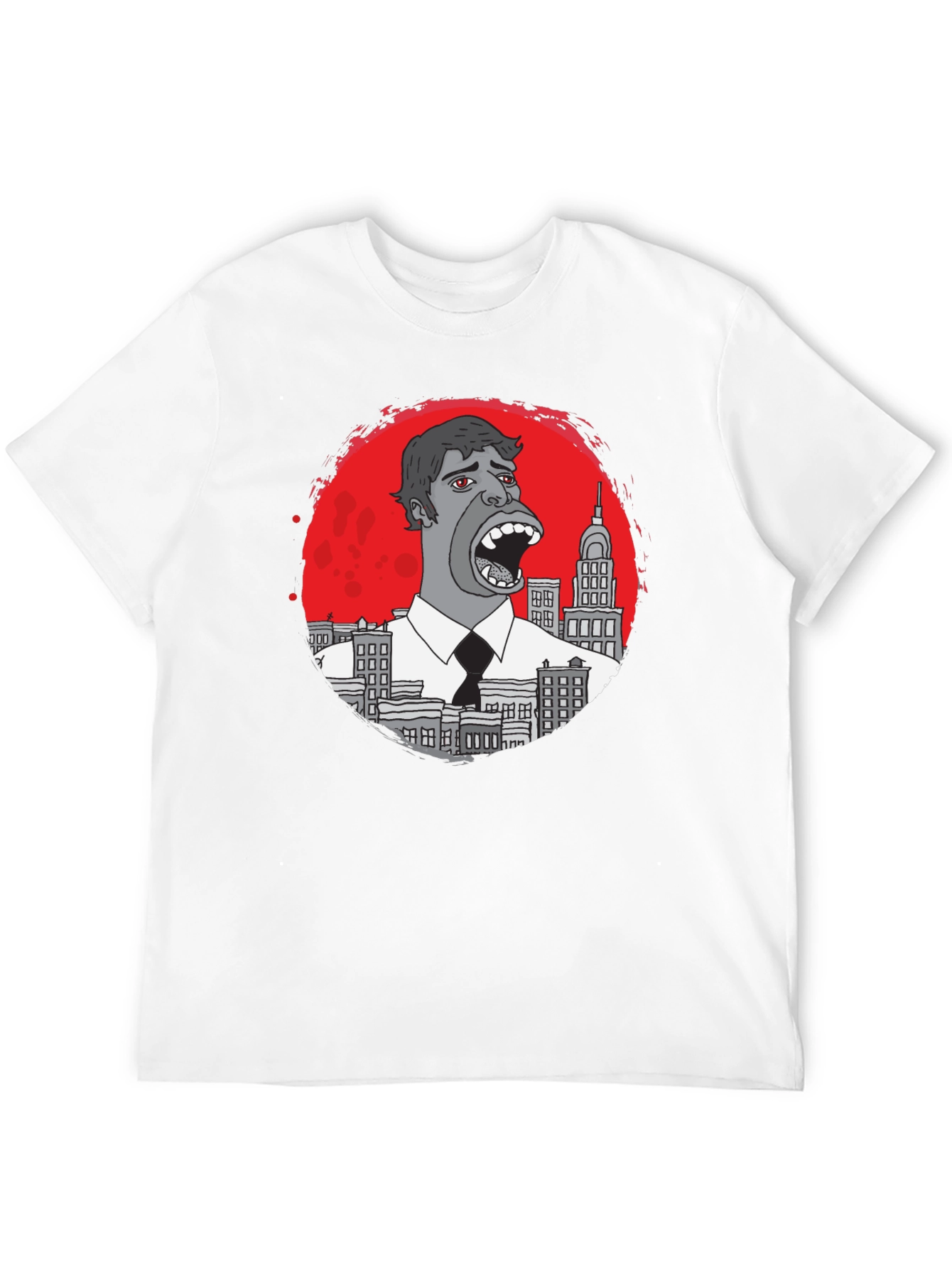 Monster Cityscape Graphic T-Shirt