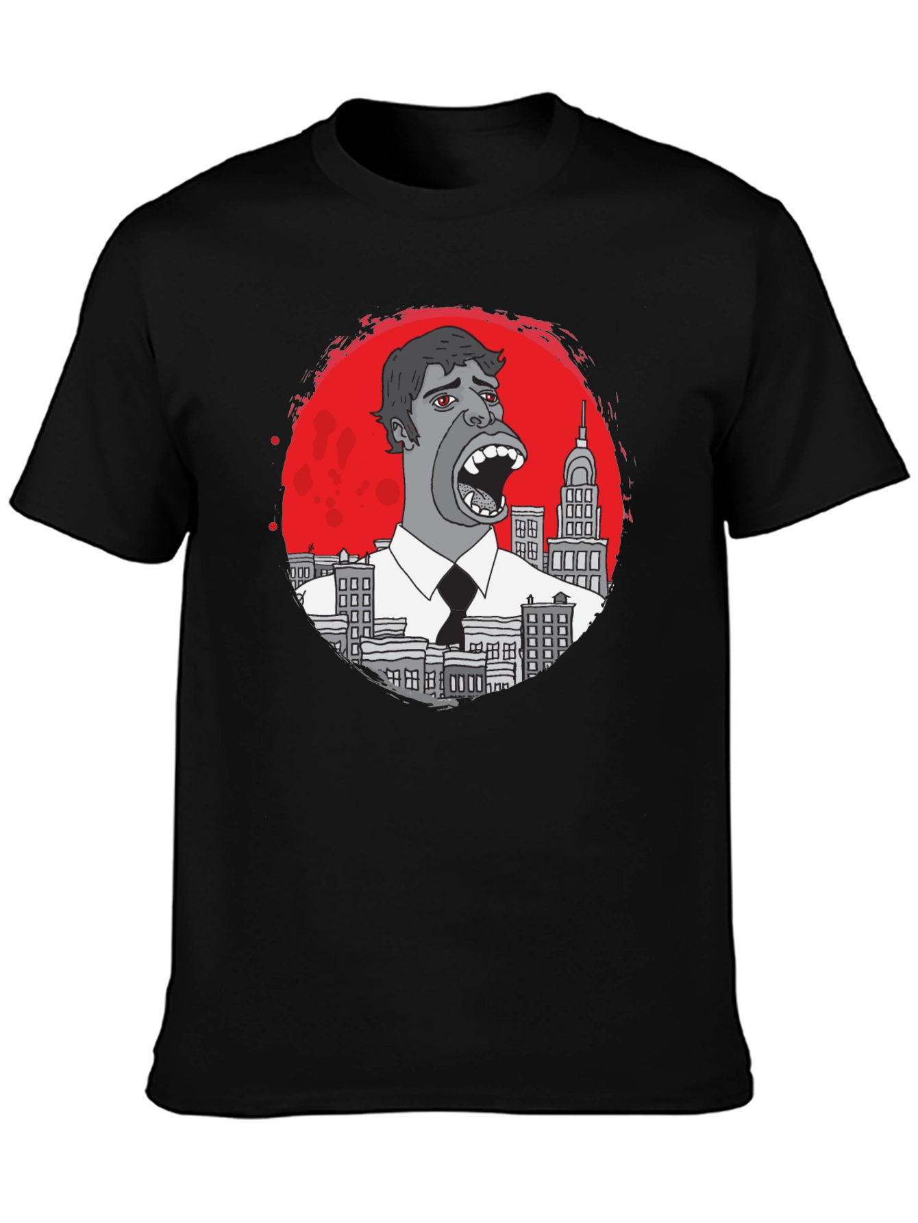 Monster Cityscape Graphic T-Shirt