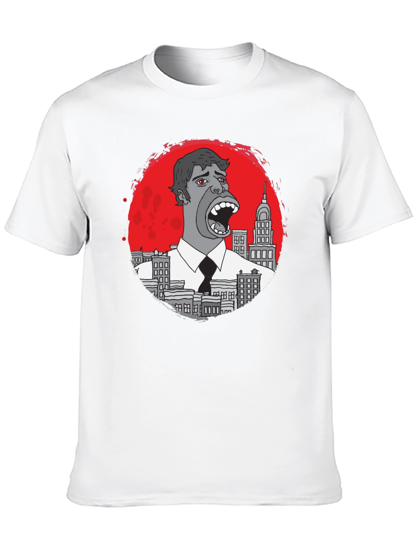 Monster Cityscape Graphic T-Shirt