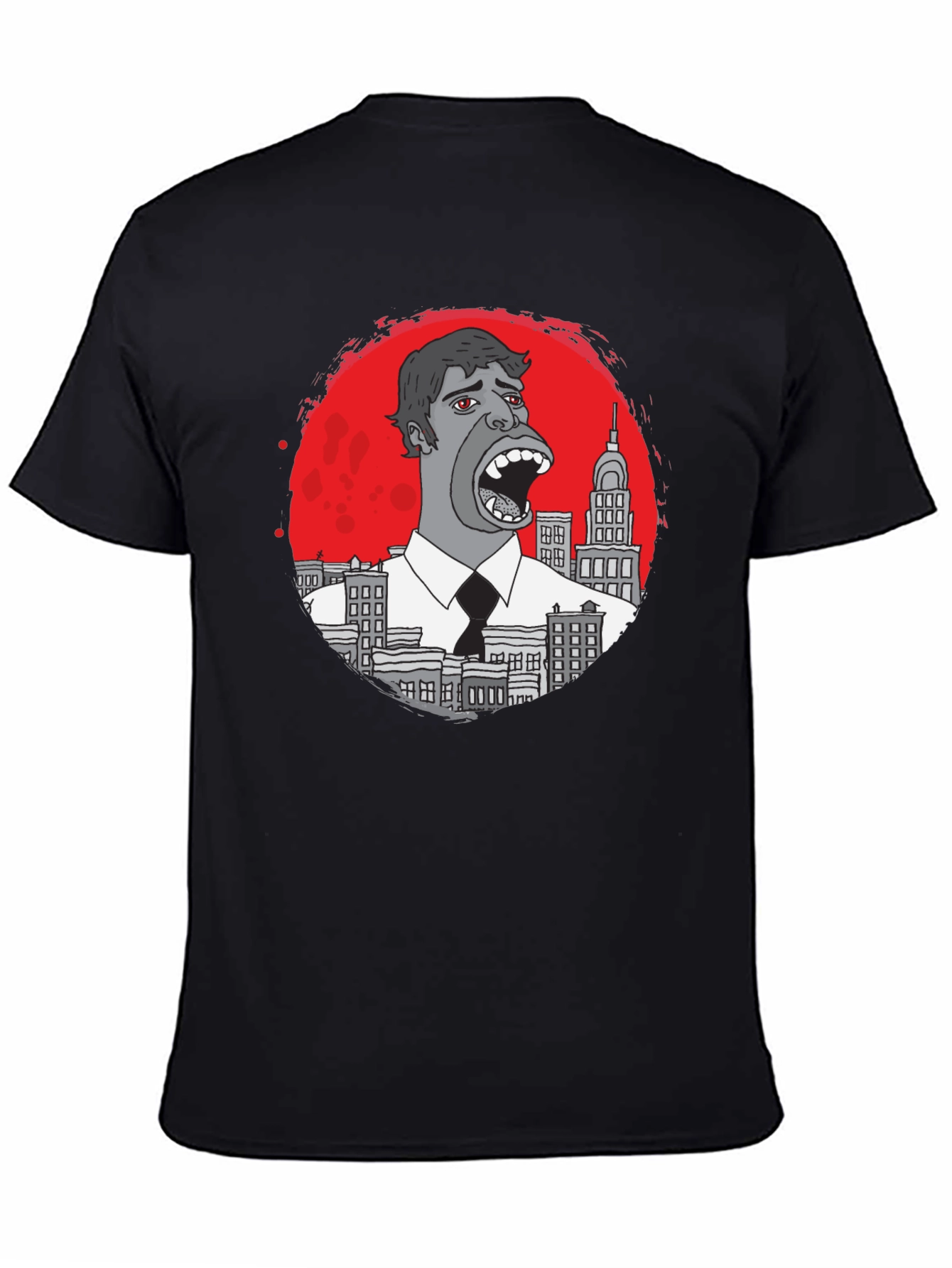 Monster Cityscape Graphic T-Shirt