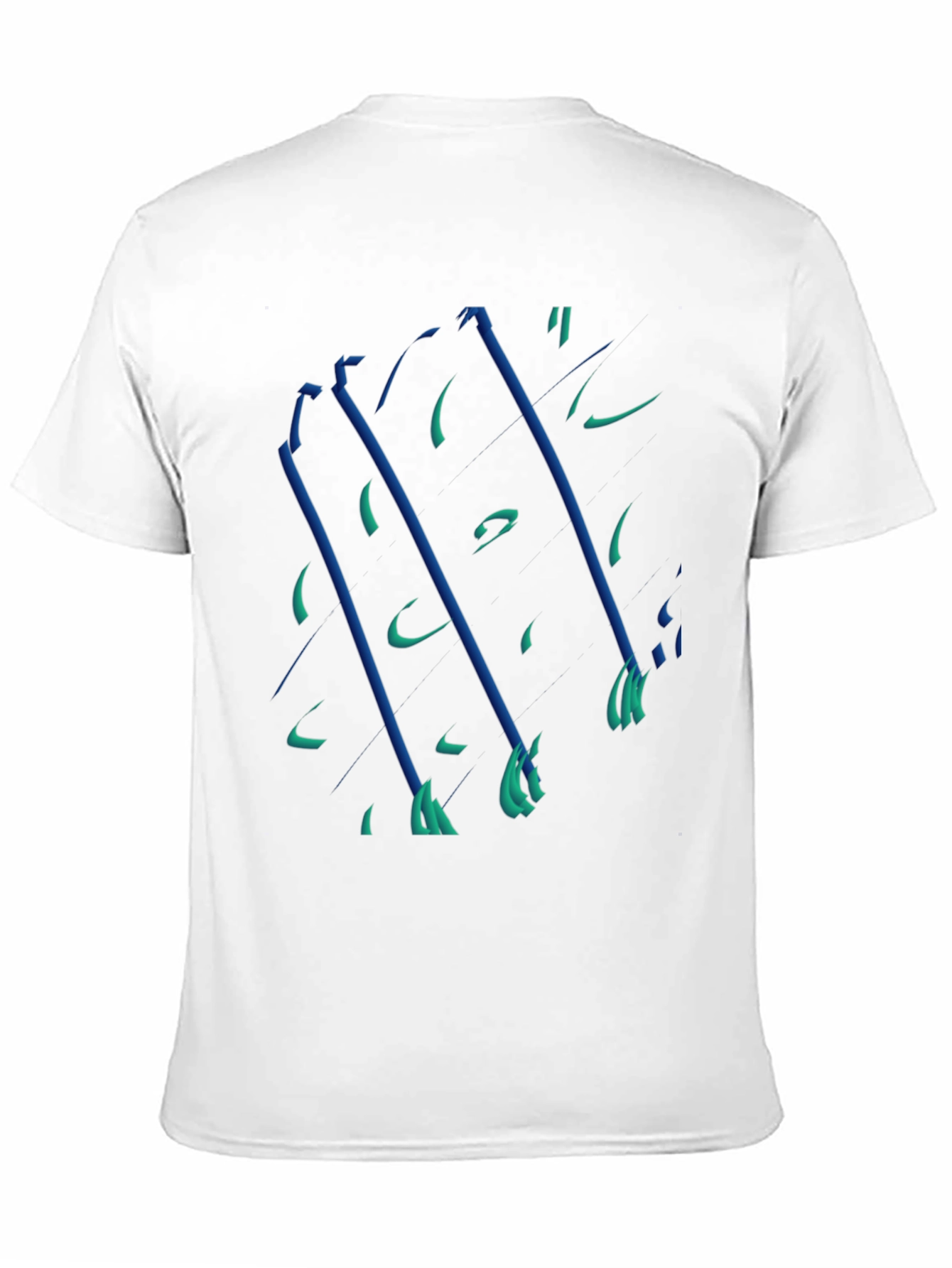 Abstract Graphic Tee - Modern Black T-Shirt
