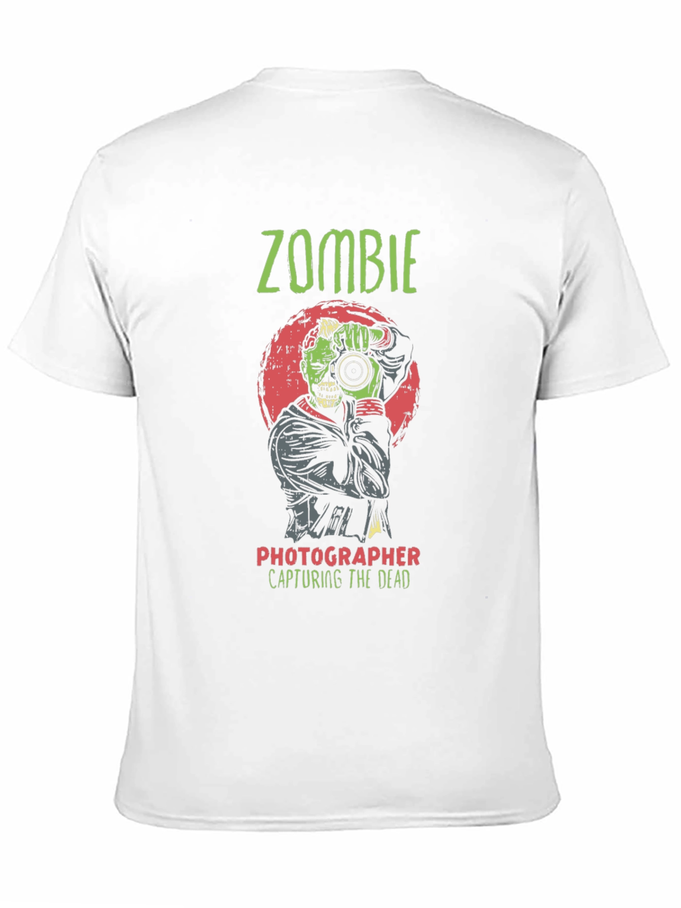 Zombie Photographer T-Shirt - Capturing the Dead