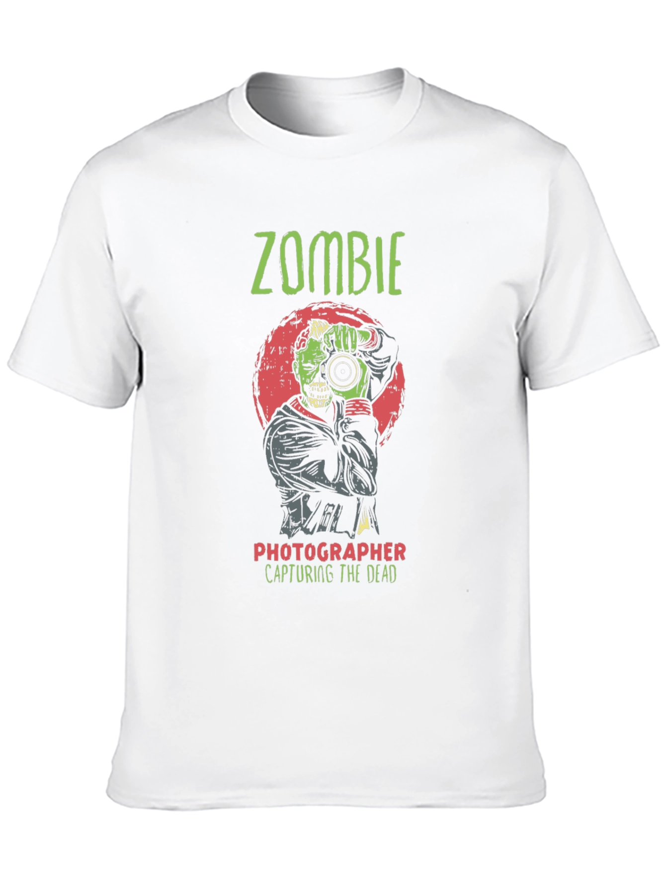 Zombie Photographer T-Shirt - Capturing the Dead