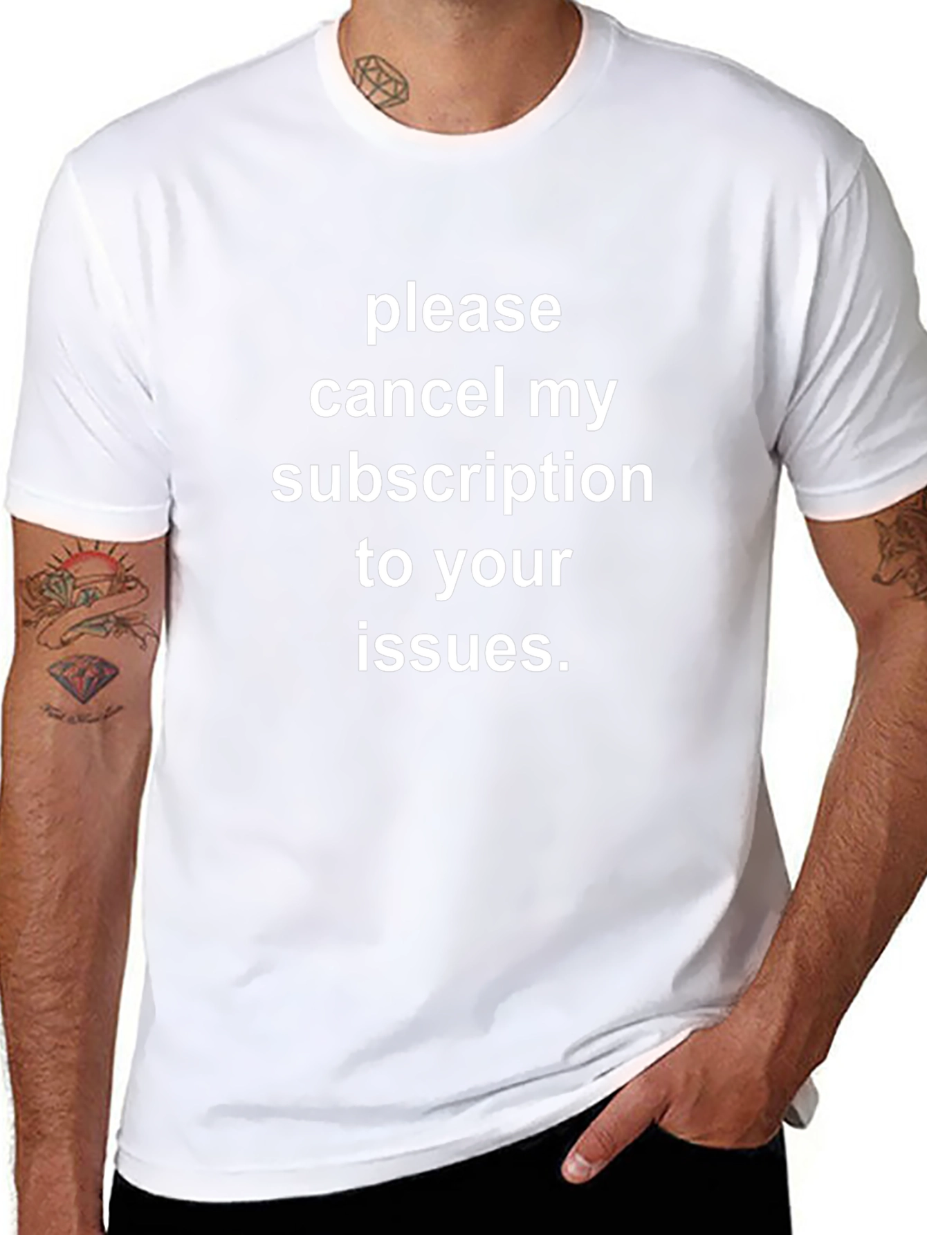 Cancel My Subscription T-Shirt - Funny Slogan Tee