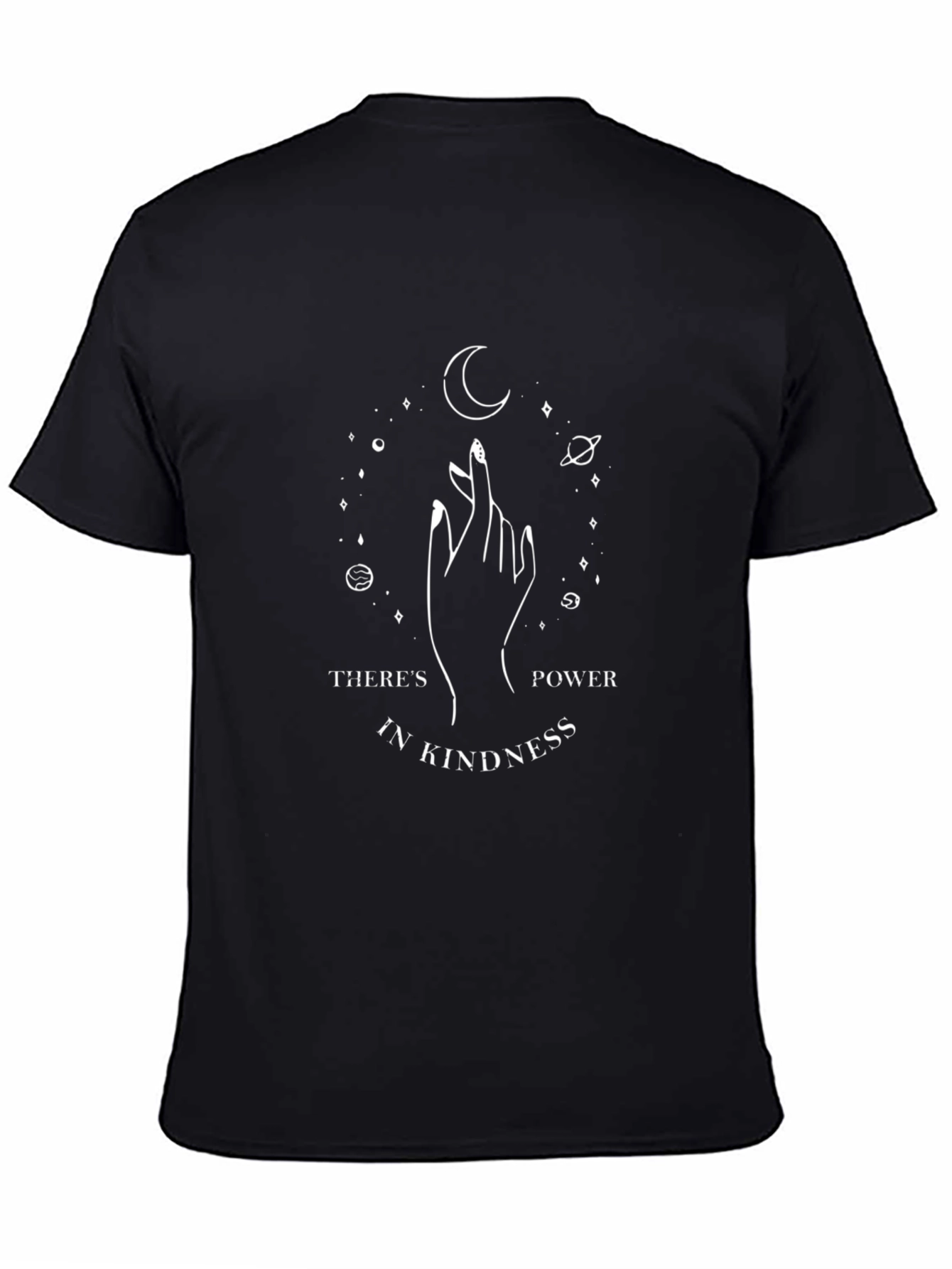 Kindness Power Graphic T-Shirt - Black Unisex