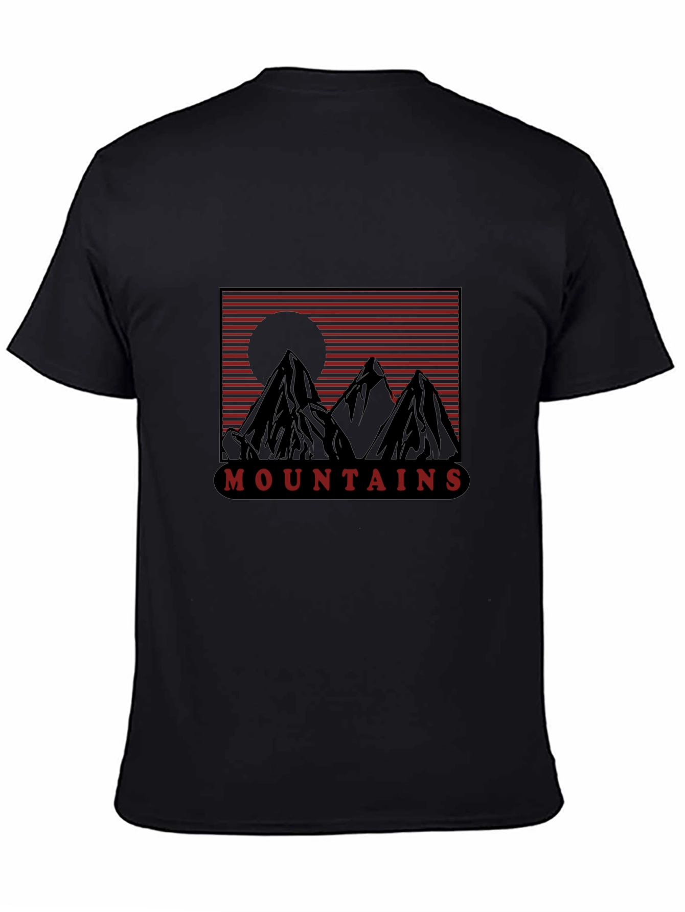 Mountain Graphic Tee - Retro Style