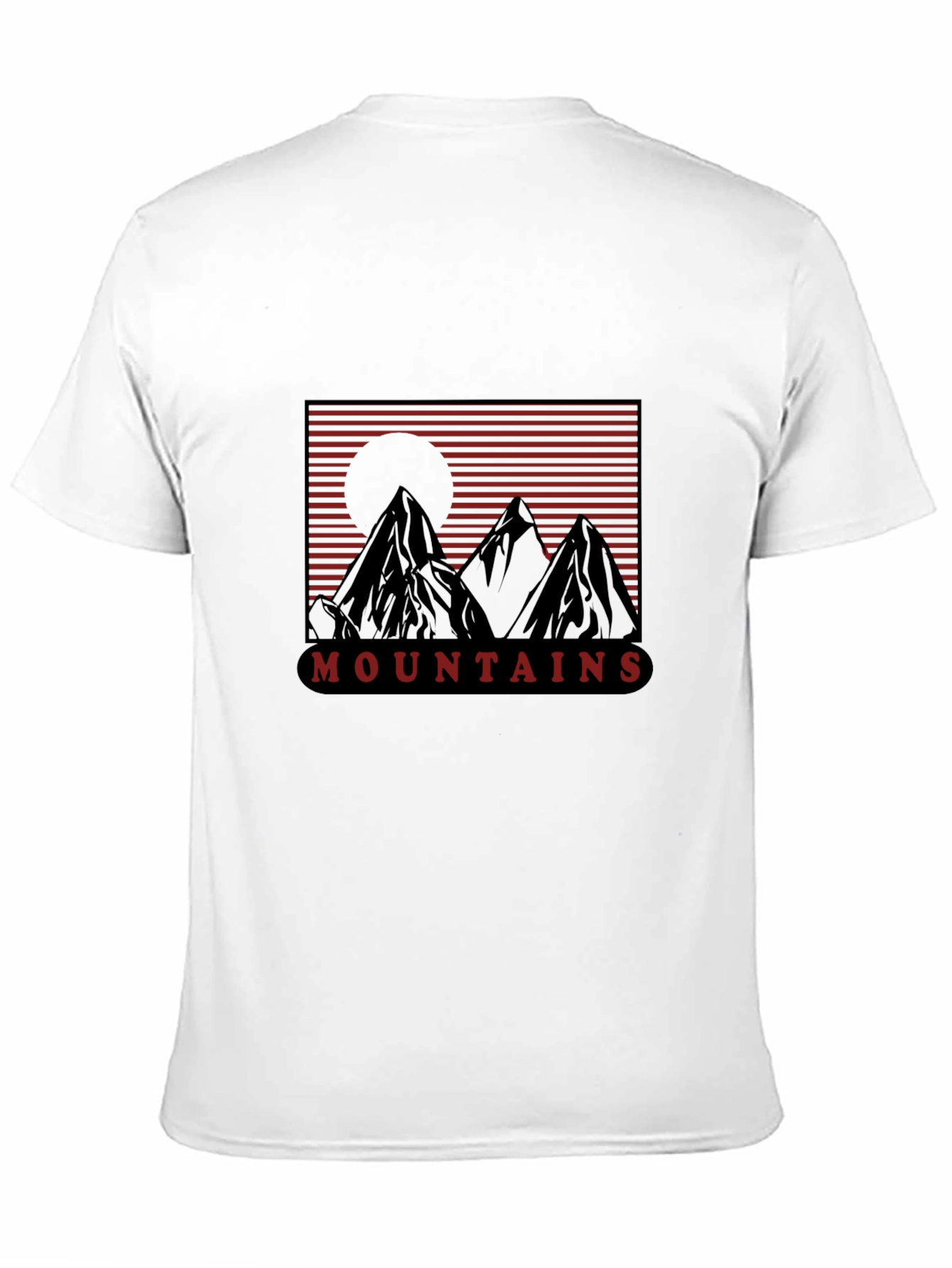 Mountain Graphic Tee - Retro Style