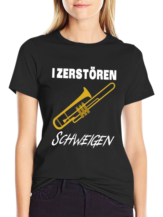 I Zerstören Posaune Schweigen T-Shirt