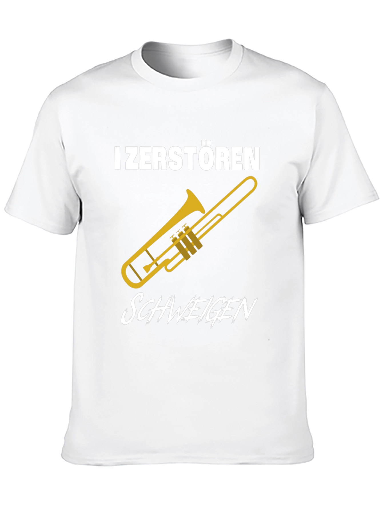 I Zerstören Posaune Schweigen T-Shirt