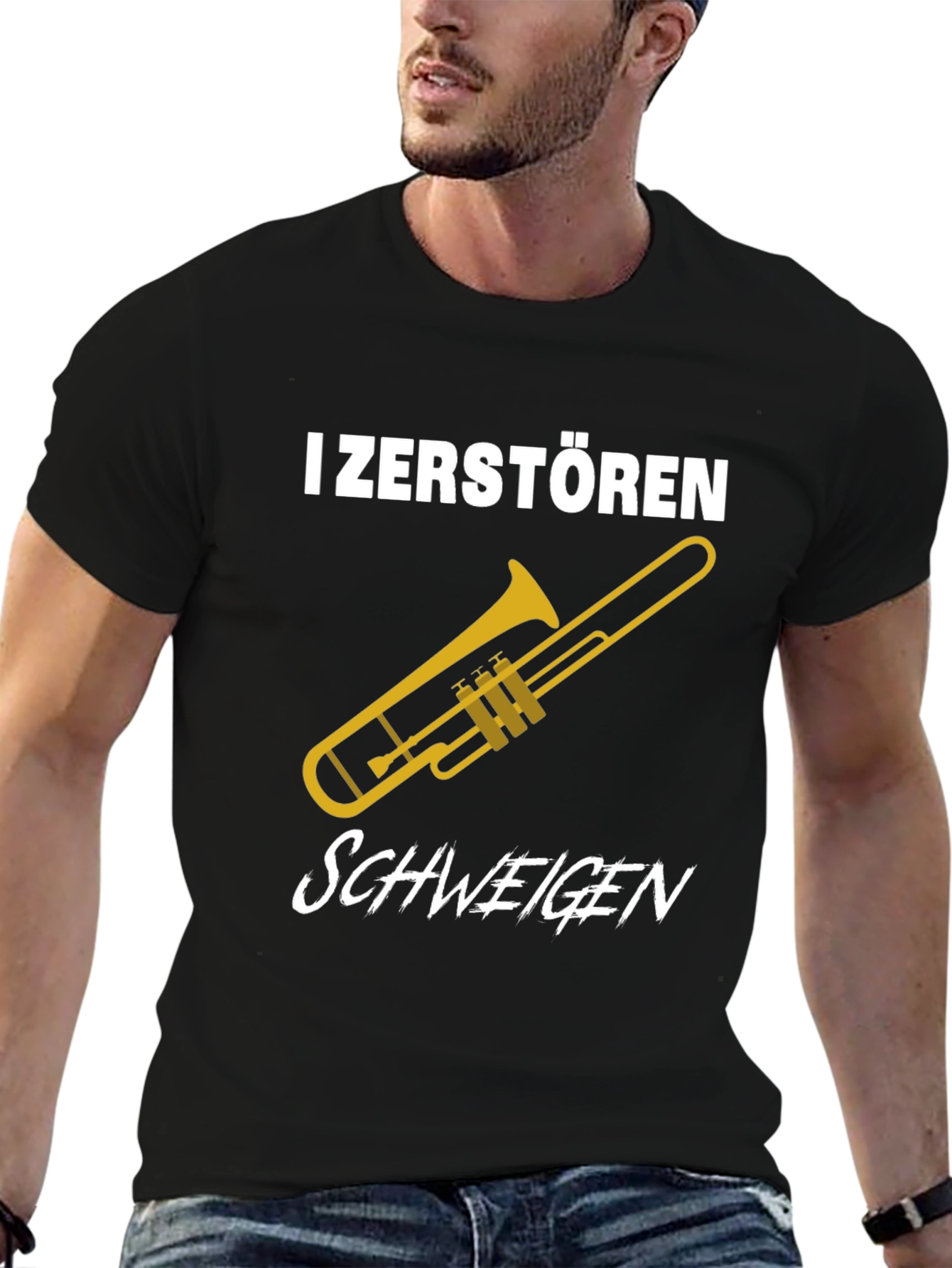 I Zerstören Posaune Schweigen T-Shirt