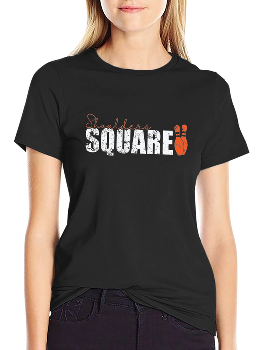 Shoulders Square Bowling T-Shirt
