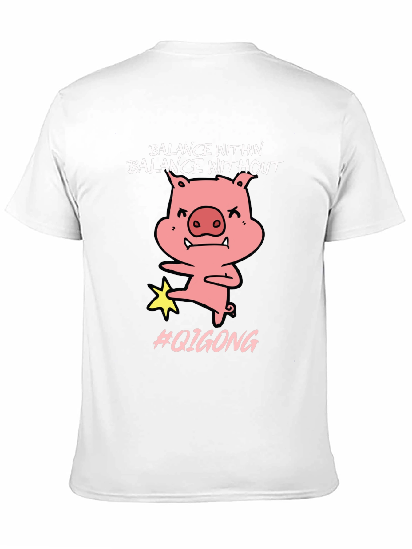 Balance Within Funny Pig Qigong T-Shirt