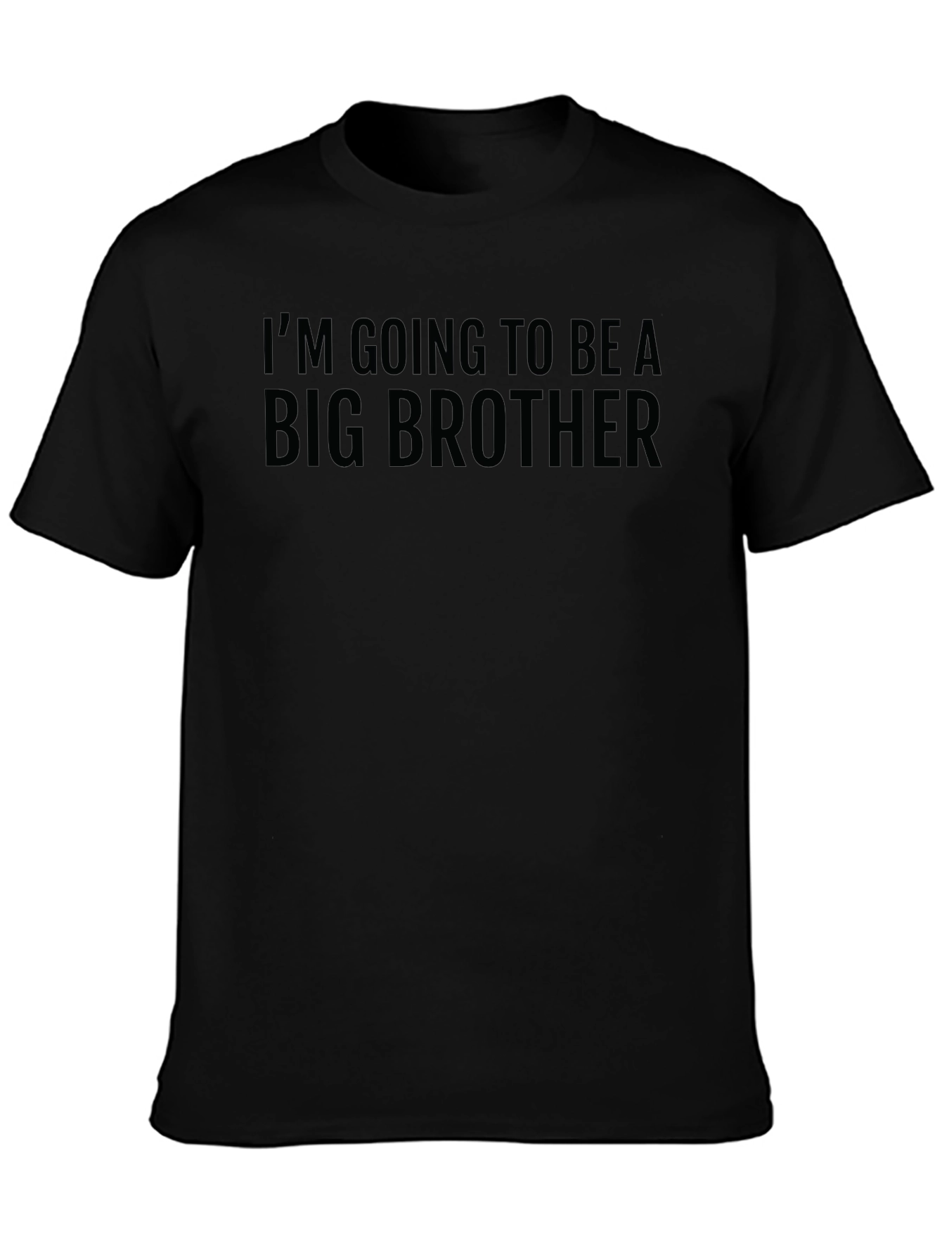 Big Brother Announcement T-Shirt - Black