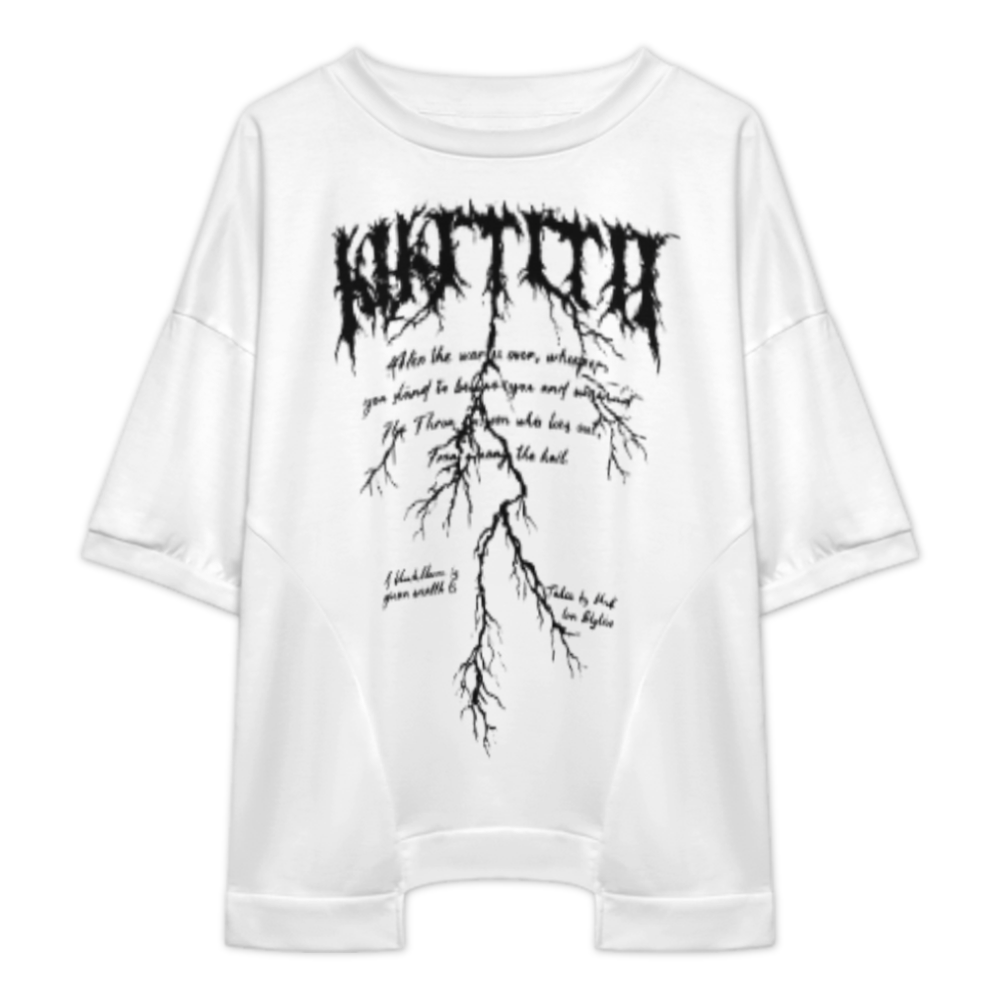 Dark Grunge Gothic Graphic Tee, Abstract Lightning Root Art Shirt, Alternative Streetwear Oversized Top, Emo Aesthetic Black Graphic T-Shirt(z501)