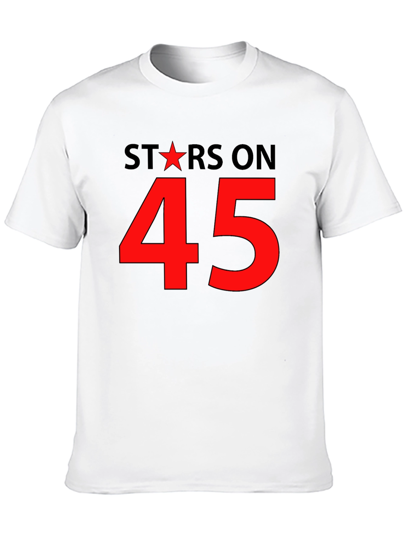 Stars on 45 Black T-Shirt