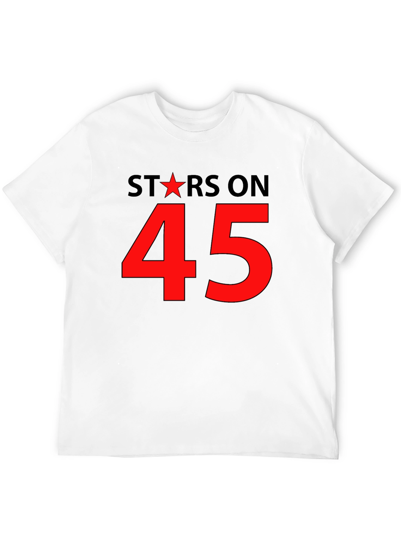 Stars on 45 Black T-Shirt