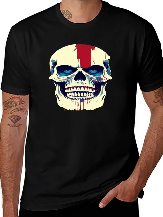 Skull Graphic Tee - Mens Black Short Sleeve