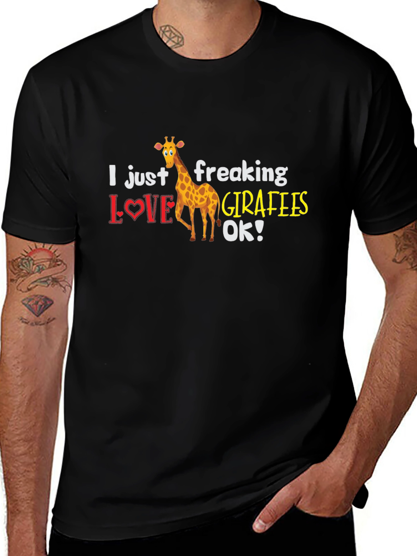 I Just Freaking Love Giraffes T-Shirt