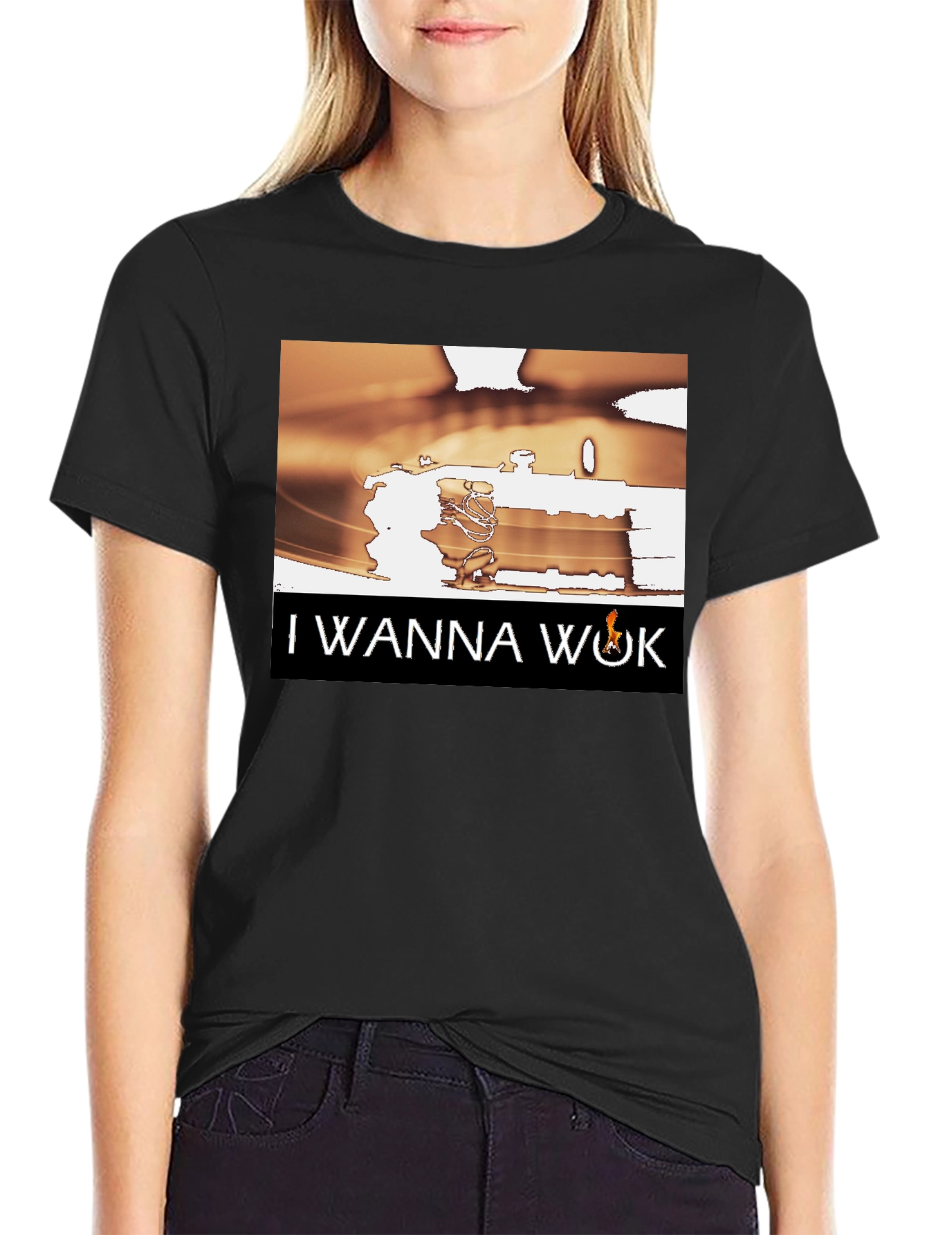 I Wanna Wok Graphic T-Shirt