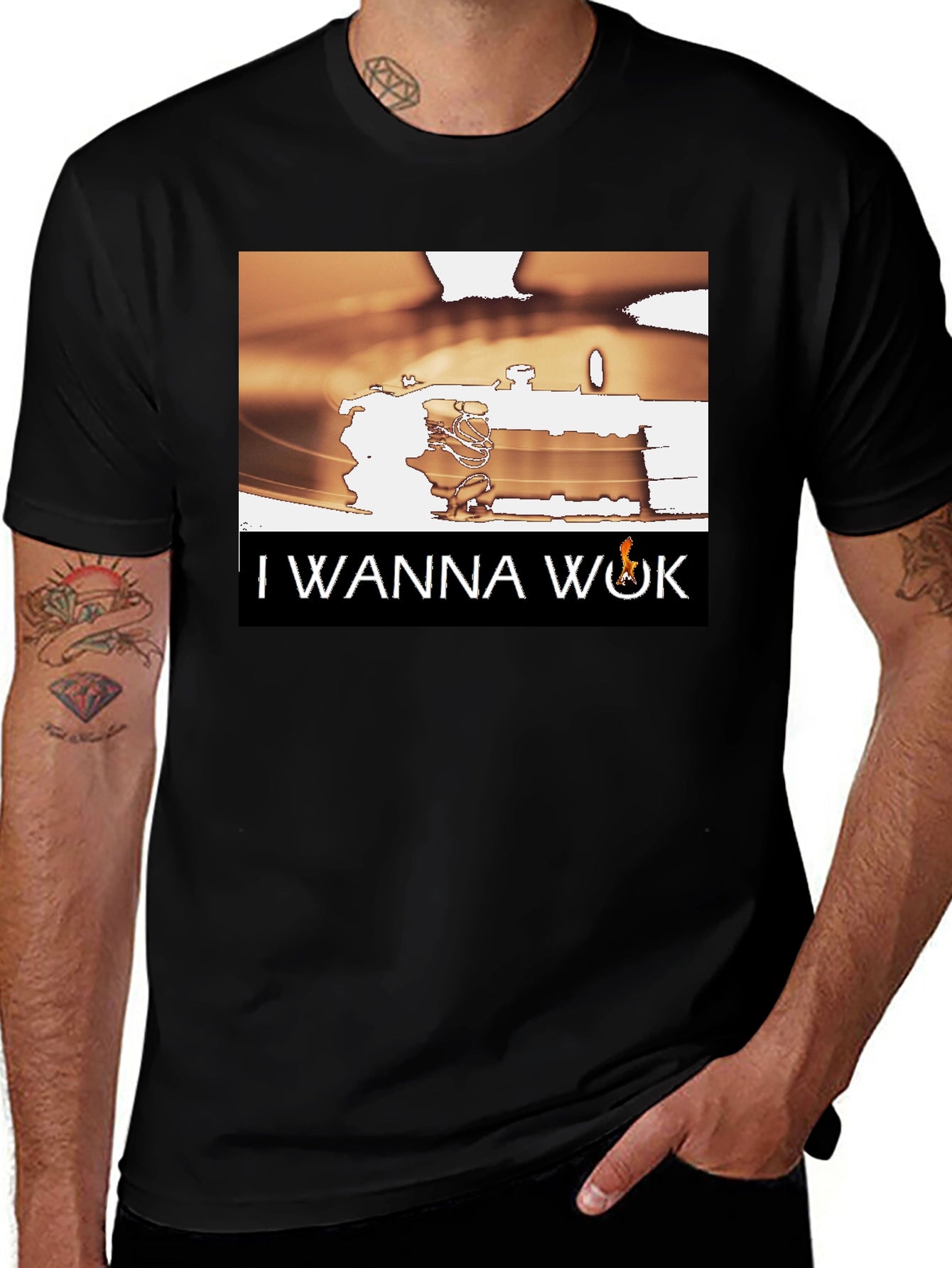 I Wanna Wok Graphic T-Shirt