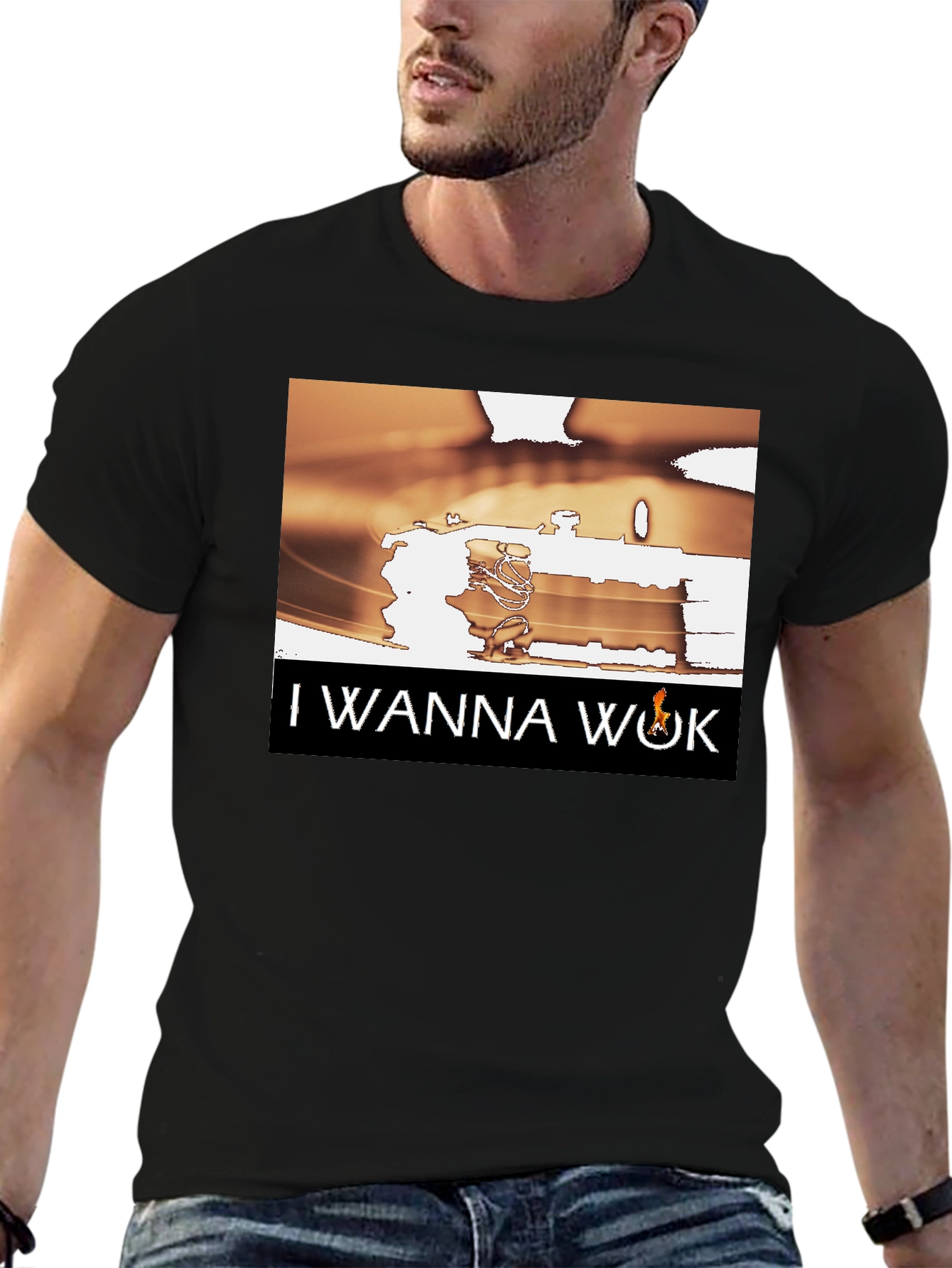 I Wanna Wok Graphic T-Shirt