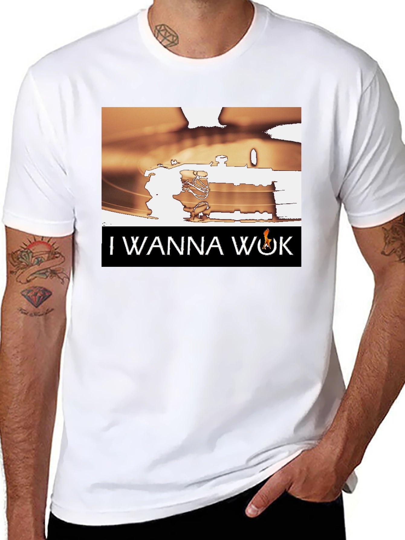 I Wanna Wok Graphic T-Shirt