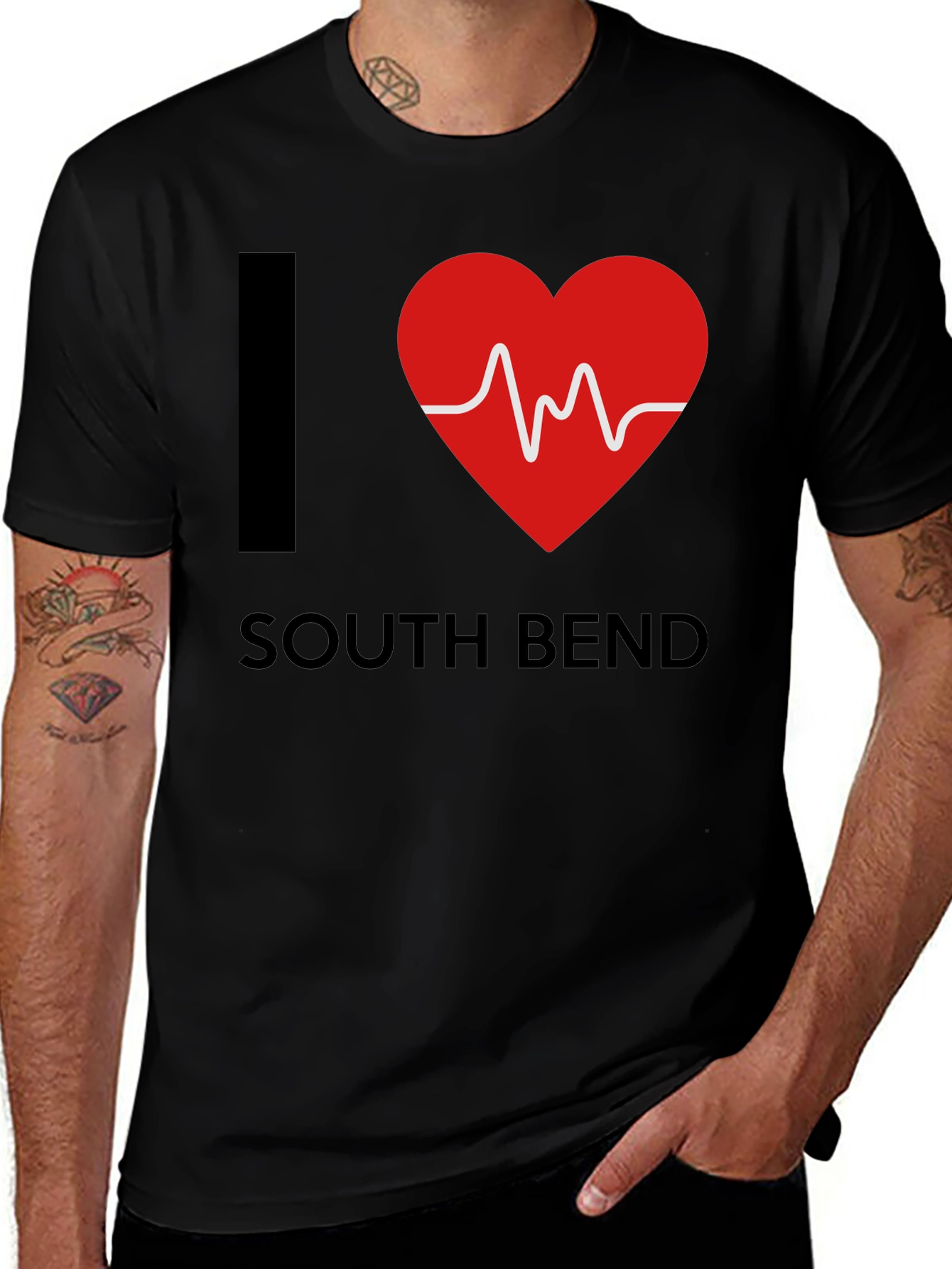 I Heart South Bend T-Shirt City Pride Tee