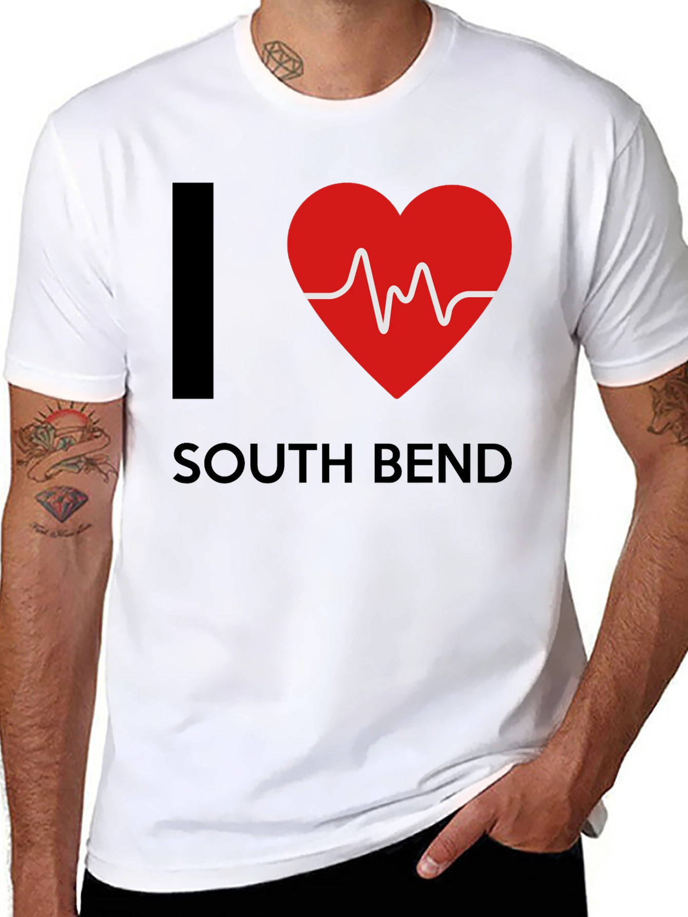 I Heart South Bend T-Shirt City Pride Tee