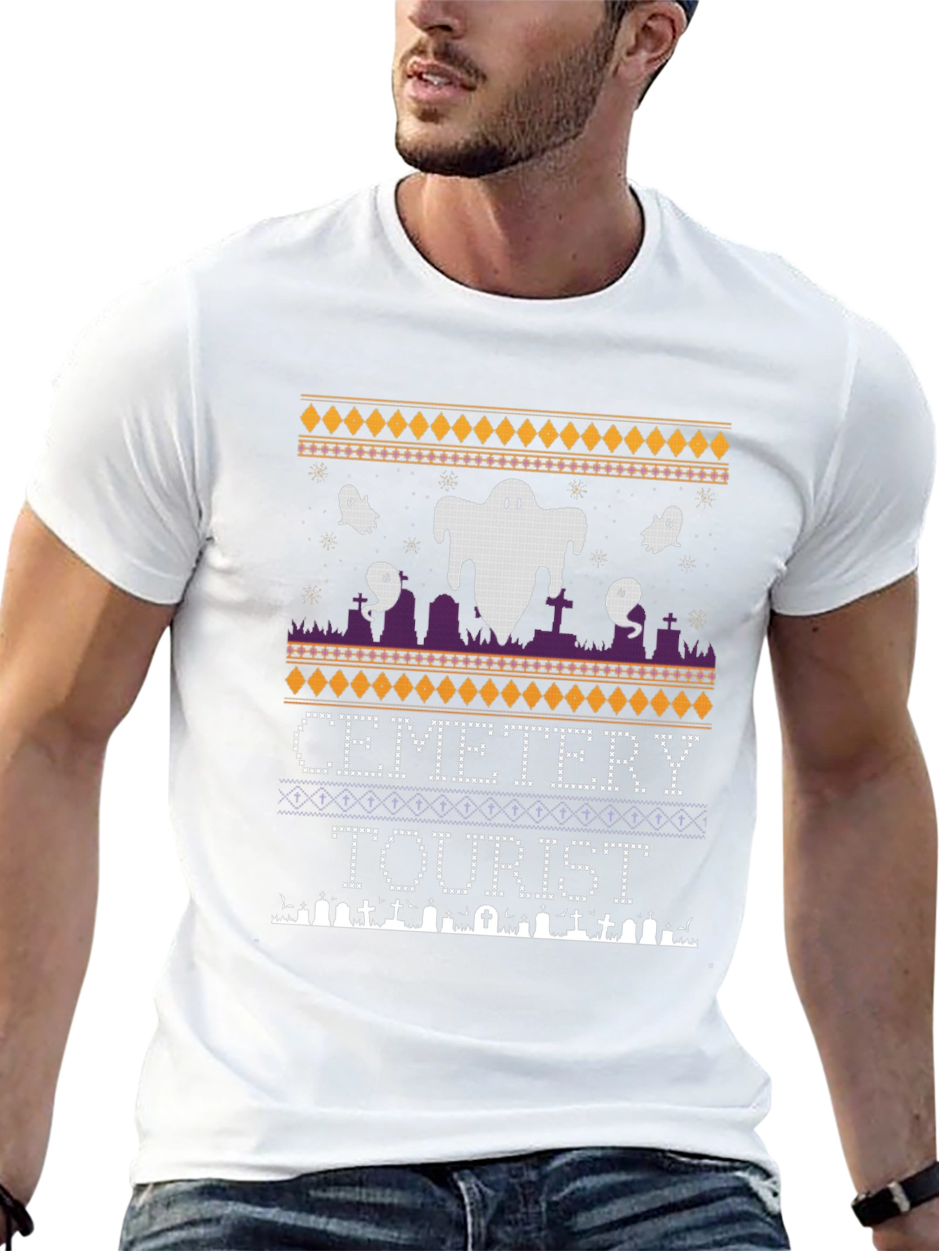Cemetery Tourist Halloween T-Shirt