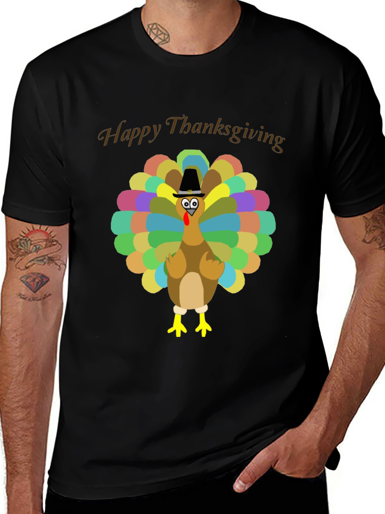 Thanksgiving Turkey Graphic Tee