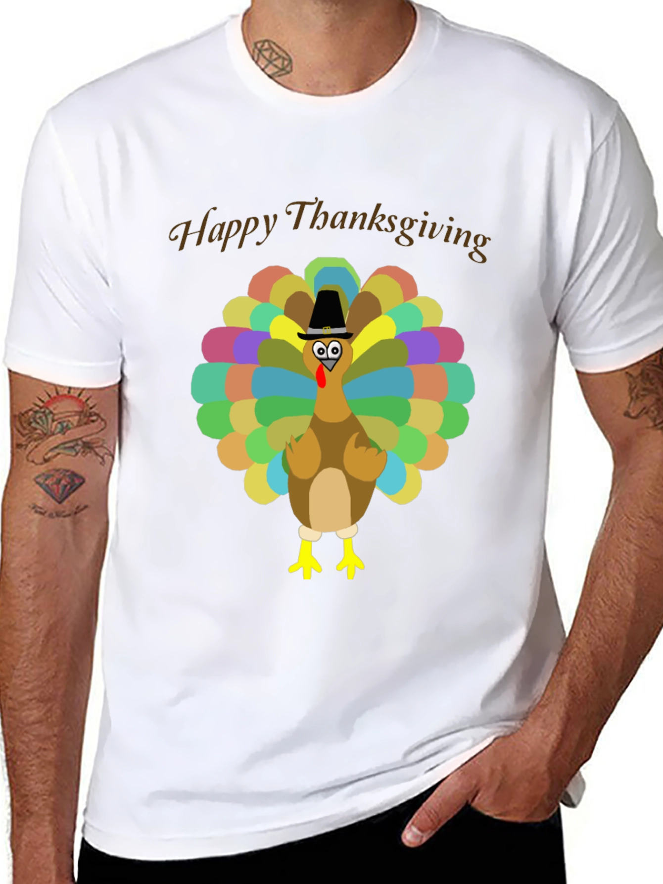 Thanksgiving Turkey Graphic Tee