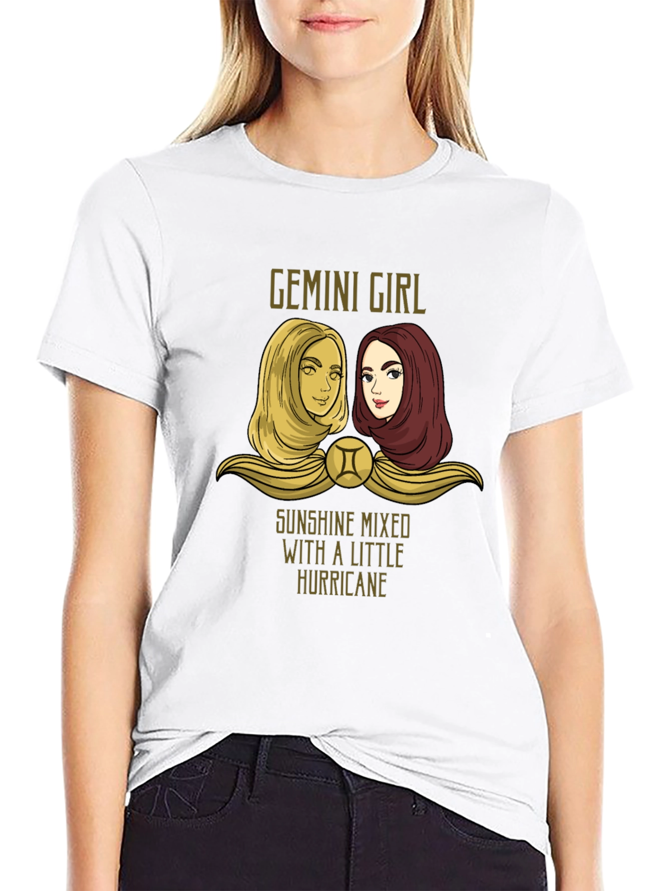 Gemini Girl T-Shirt - Zodiac Sign Tee
