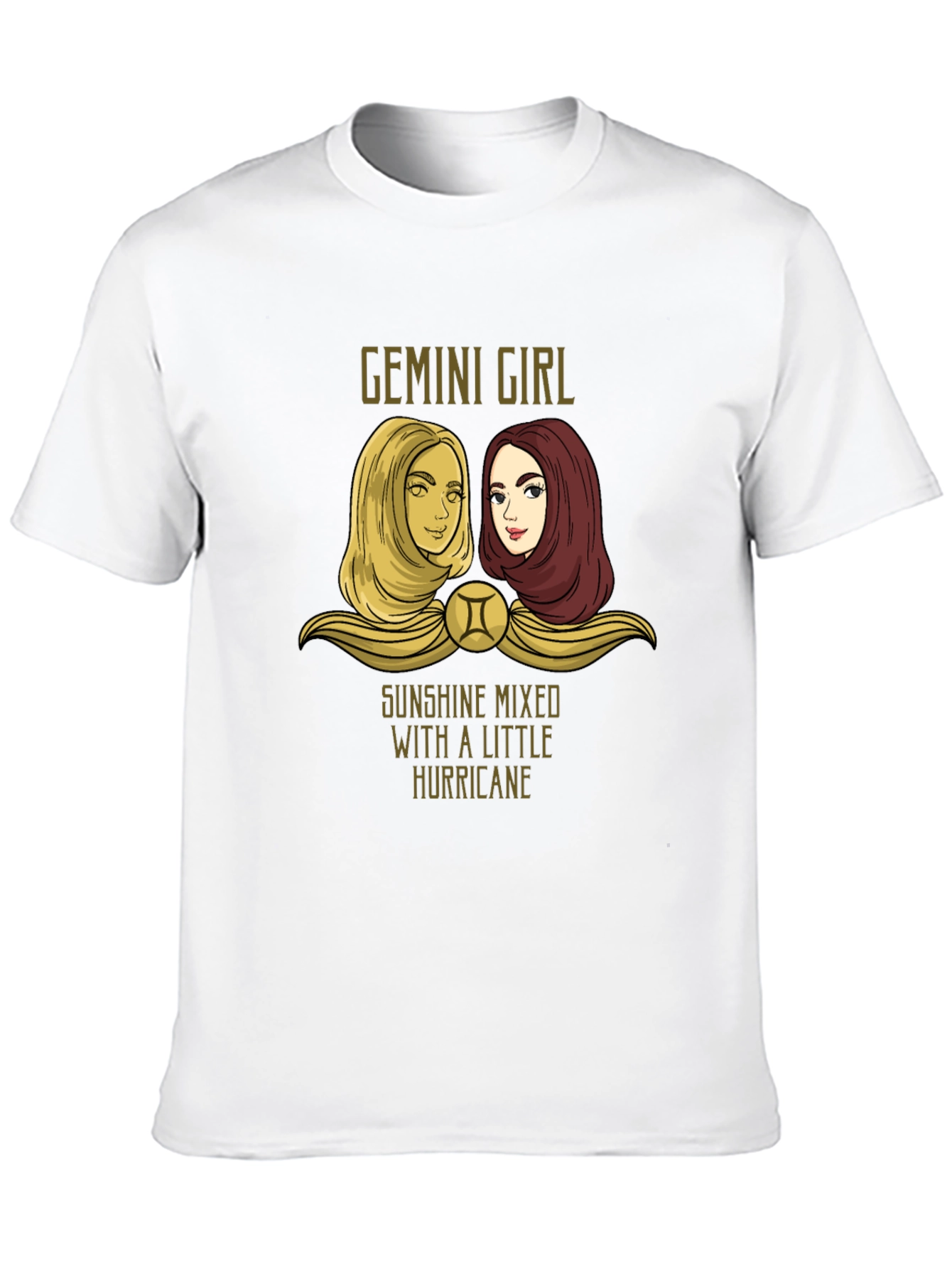 Gemini Girl T-Shirt - Zodiac Sign Tee