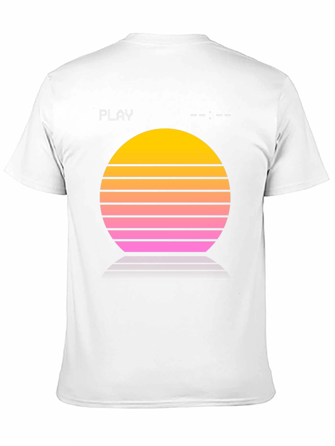 Retro Sunset Tee - Synthwave Style
