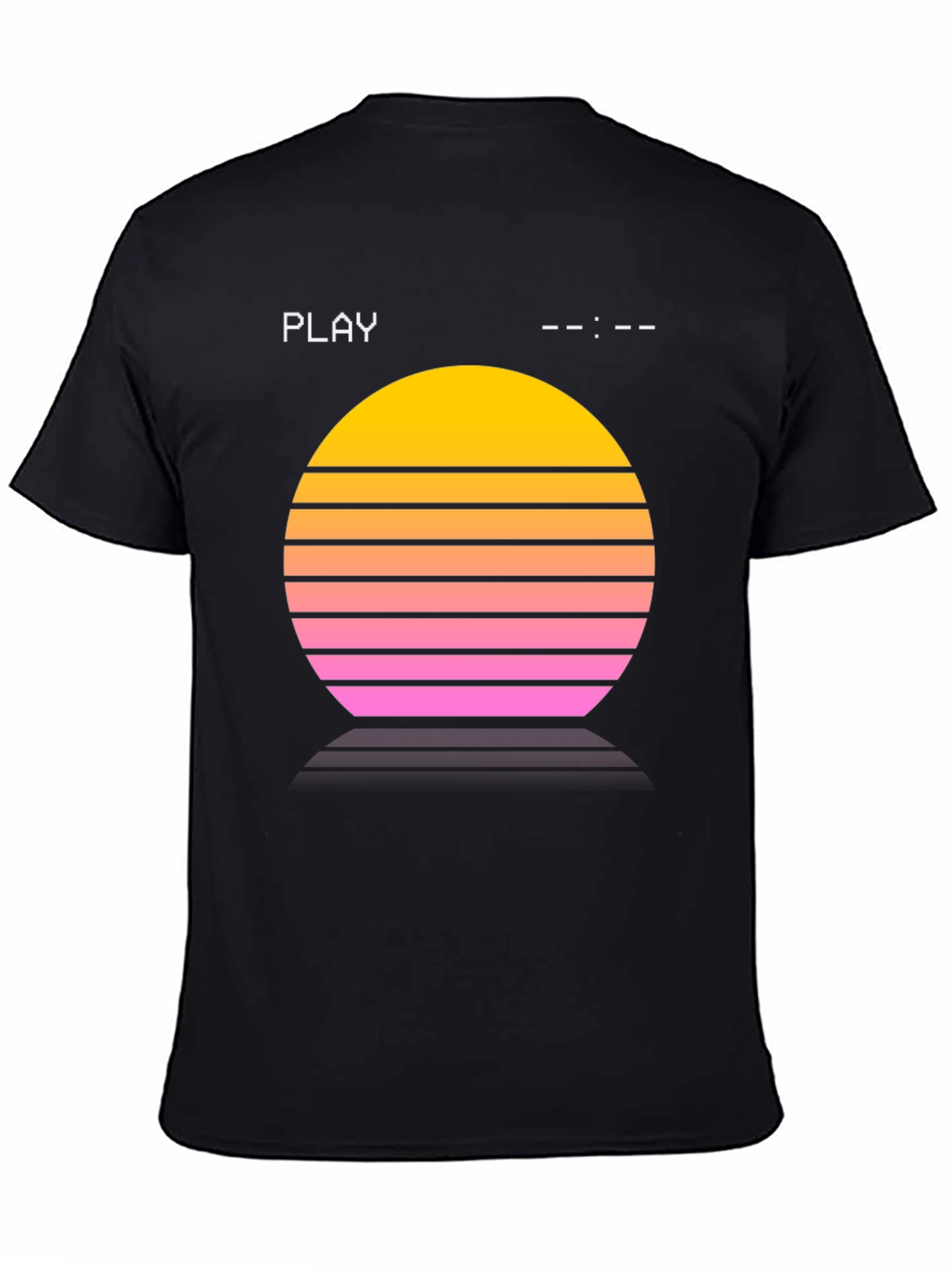 Retro Sunset Tee - Synthwave Style