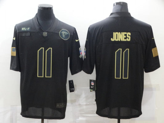 Men's Atlanta Falcons Julio Jones #11 Black Player Game Jerseys
