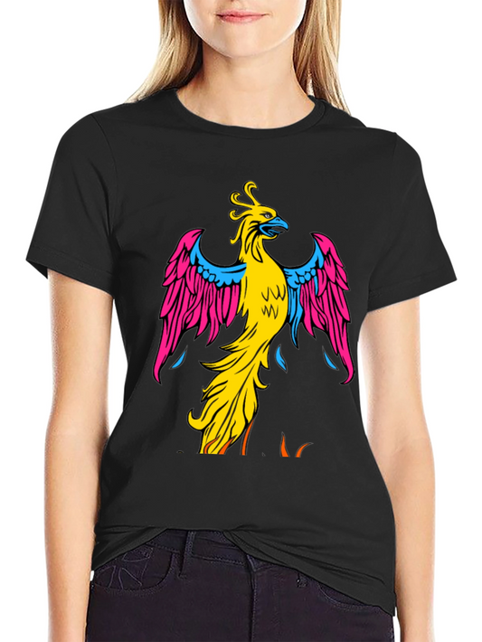 Phoenix Graphic Tee - Bold & Colorful Design