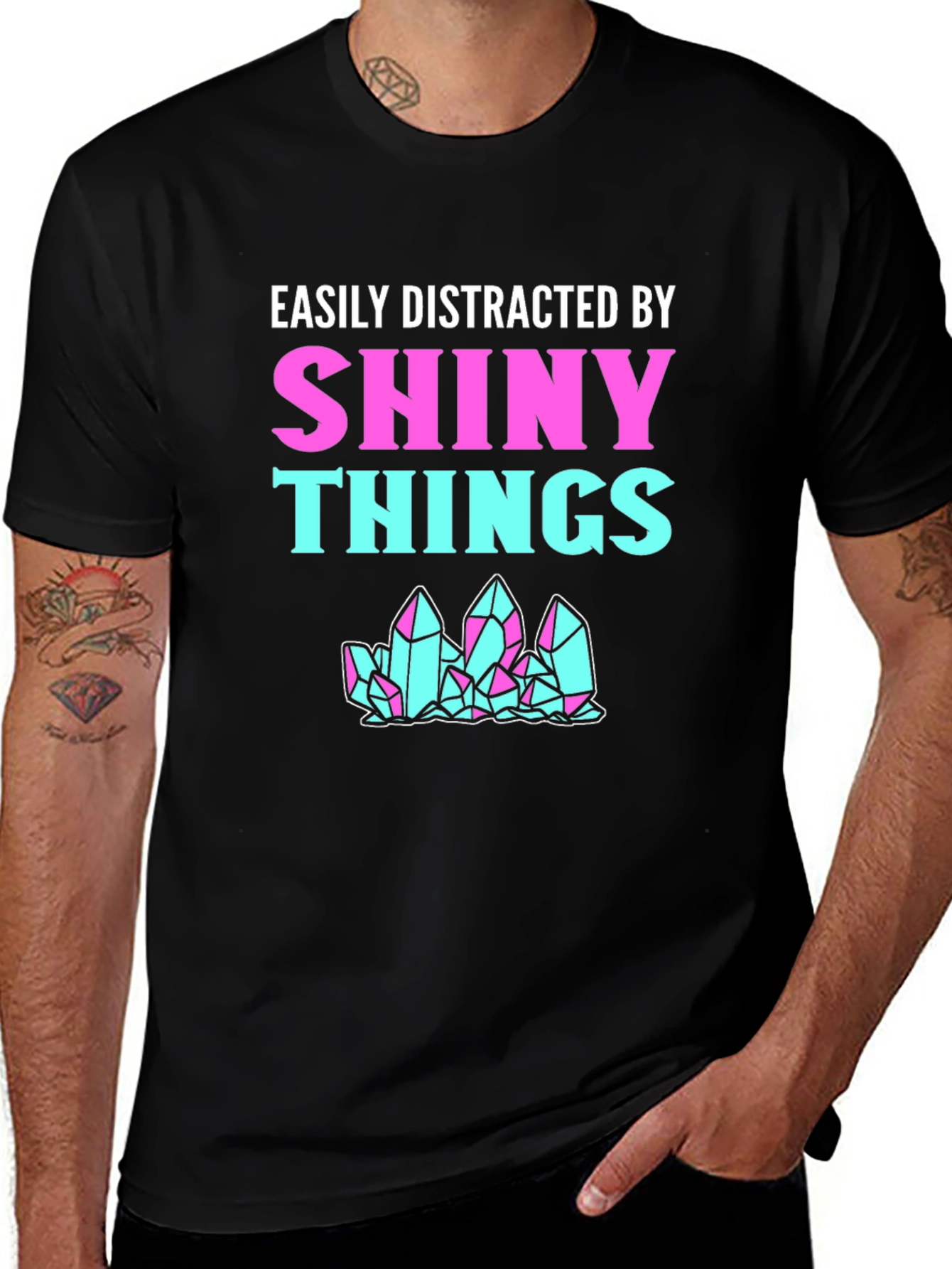 Easily Distracted By Shiny Things T-Shirt