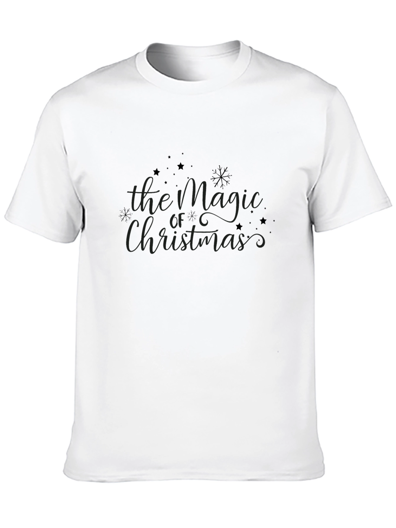 Magic of Christmas Black T-Shirt