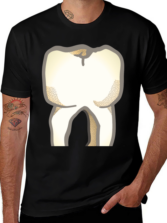 Humorous Tooth Graphic T-Shirt - Dental Humor Tee