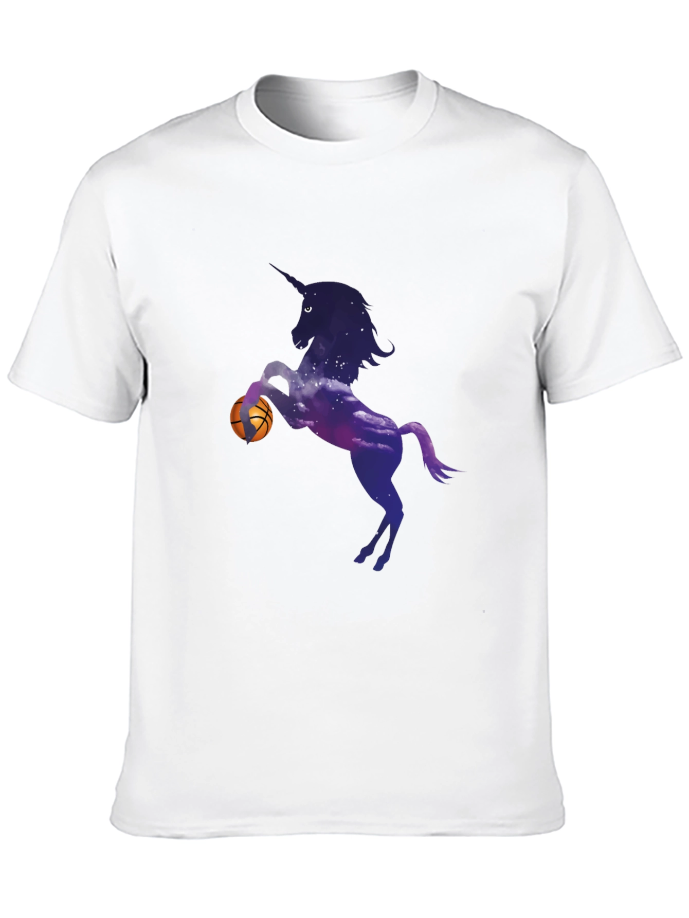 Unicorn Basketball Black T-Shirt