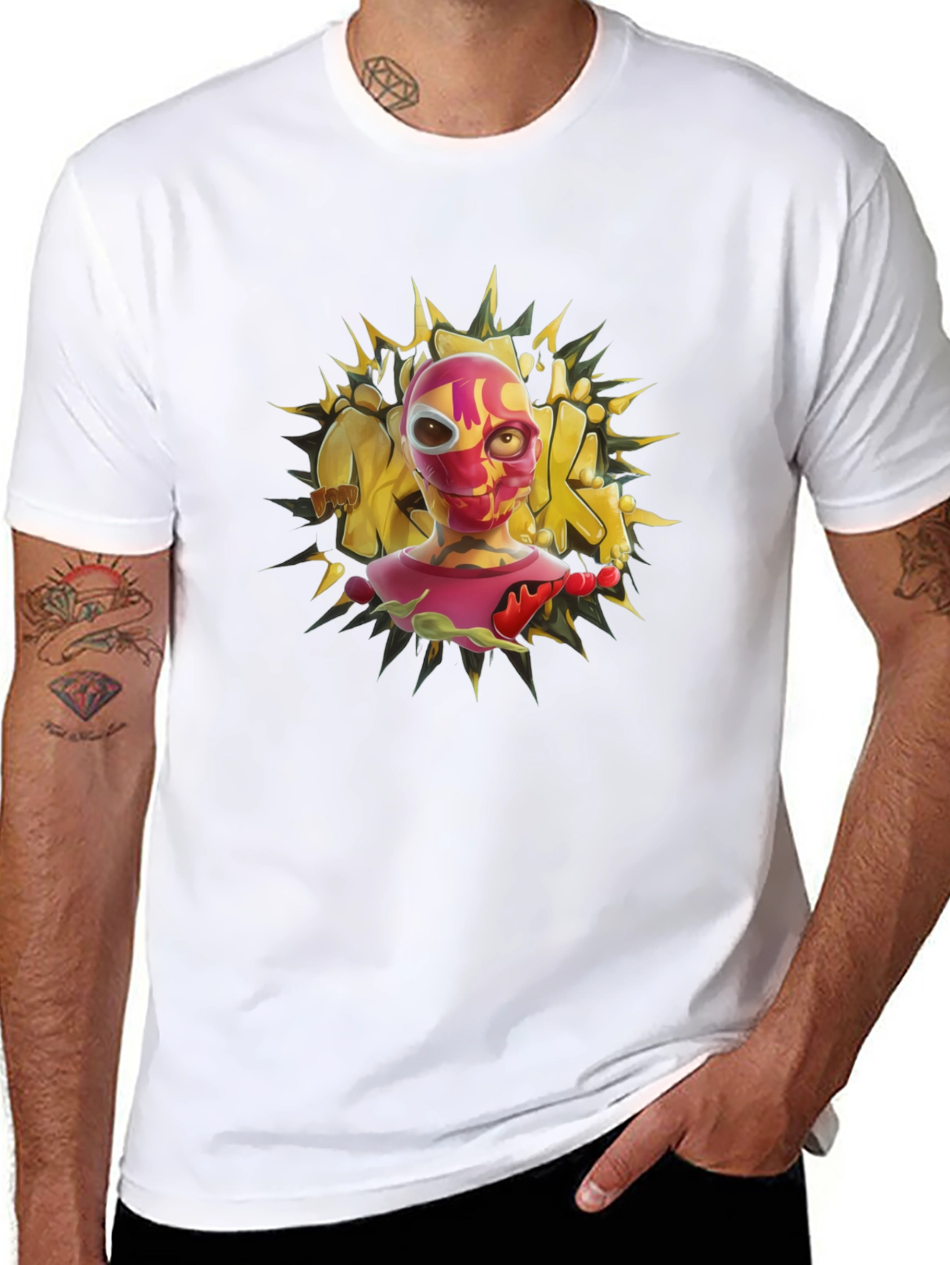 Zombie Alien Graphic T-Shirt