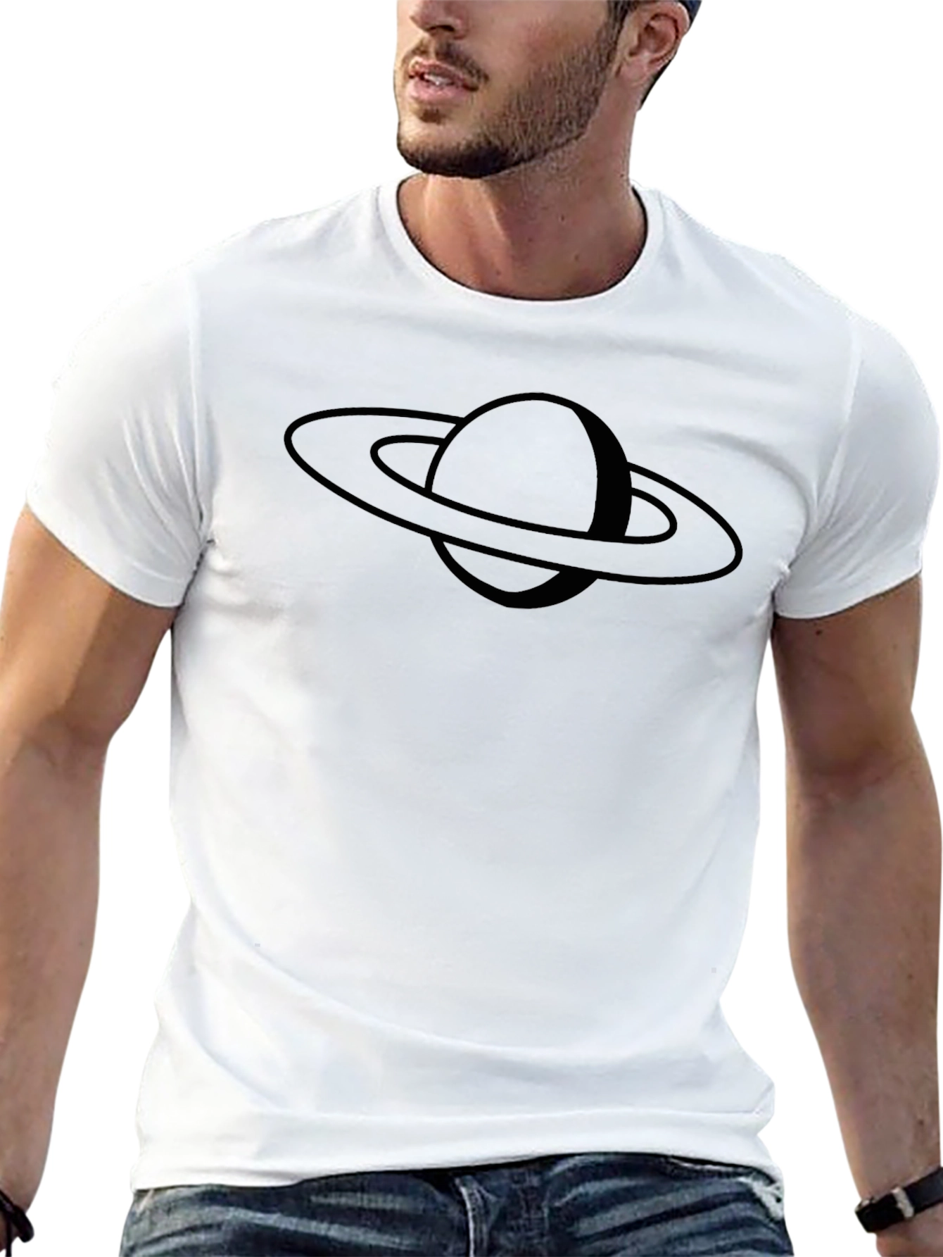 Saturn Graphic T-Shirt - Space Lover Tee