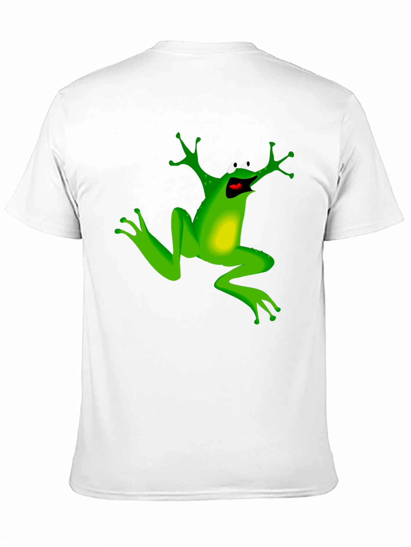 Funny Frog Graphic T-Shirt - Black